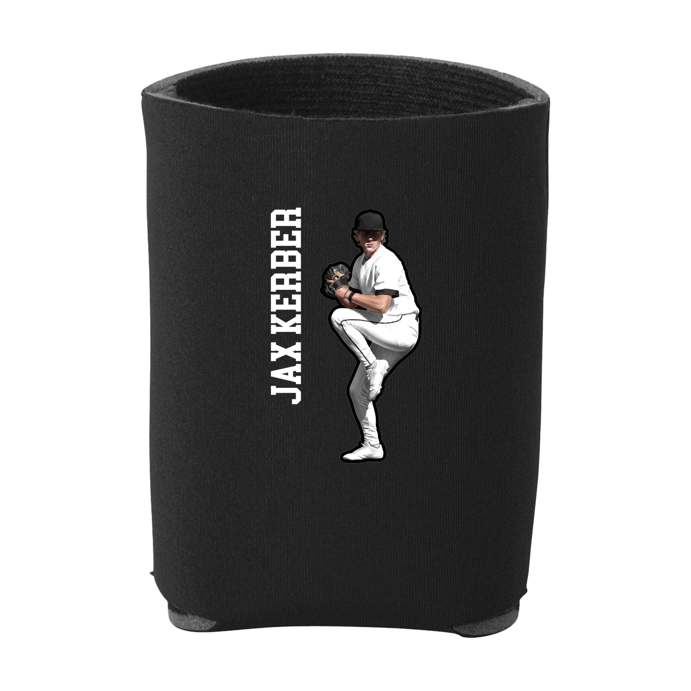 Can Holder — Name Vertical in Black