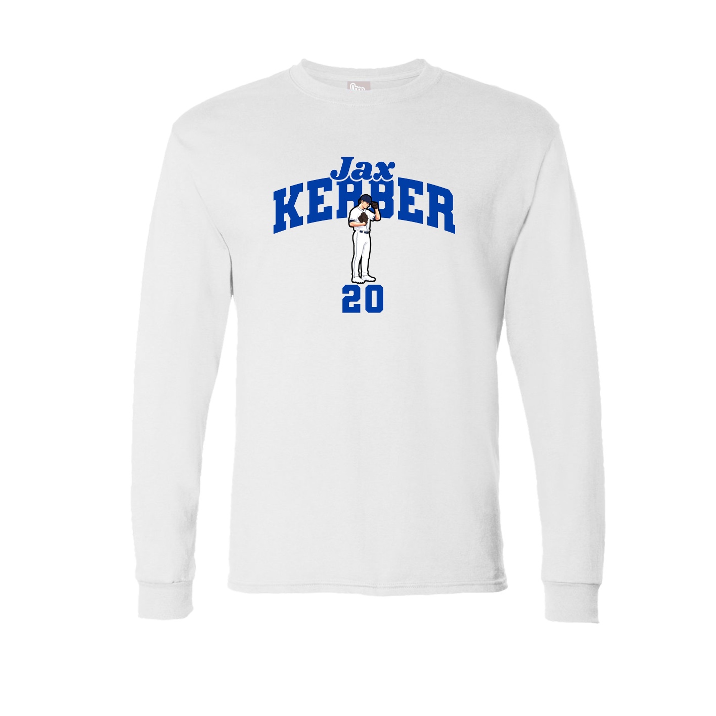 Long Sleeve Tee — Signature Arch in White