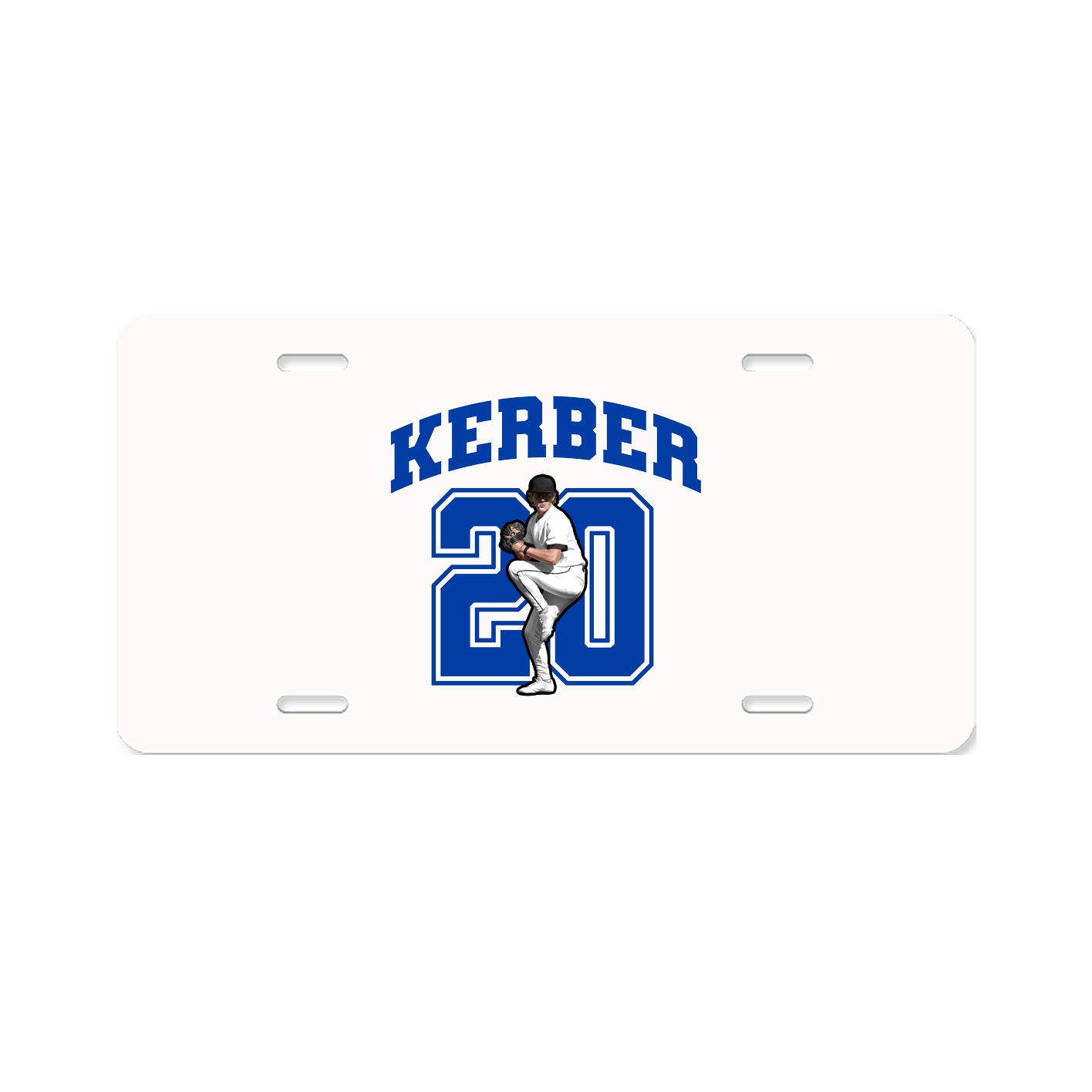 License Plate — Number in Classic