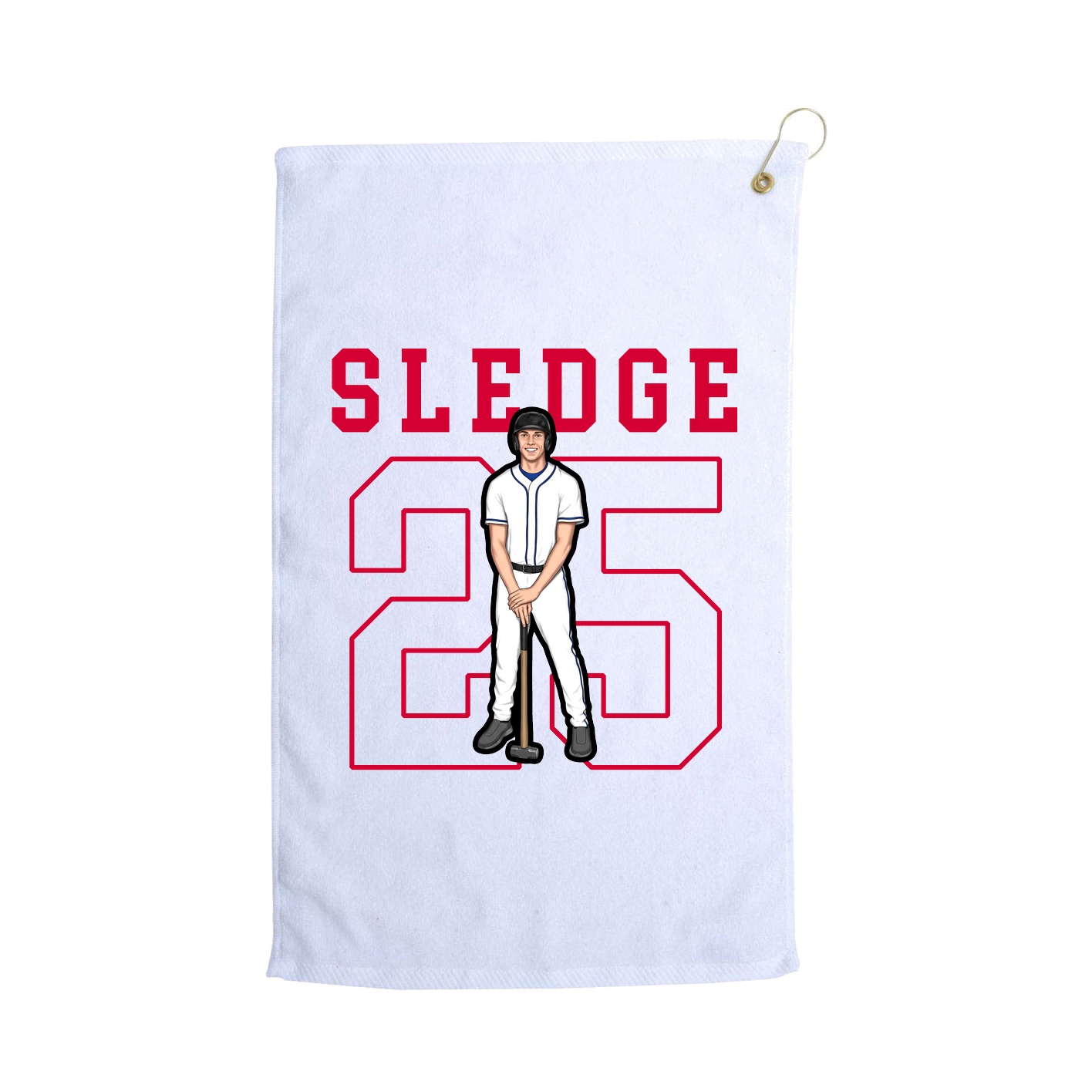 Golf Towel — Shirsey in White