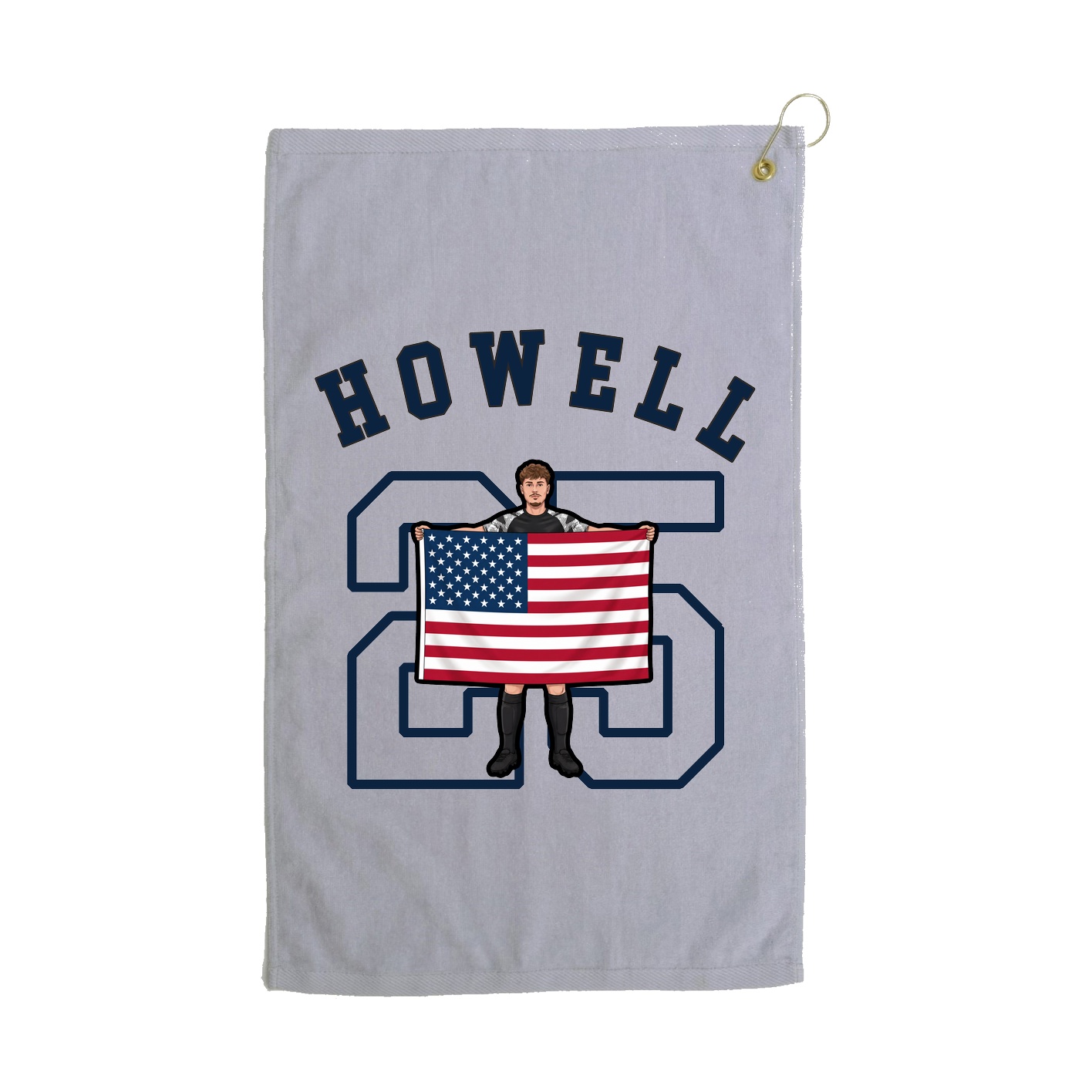 Golf Towel — Shirsey Arch in Grey