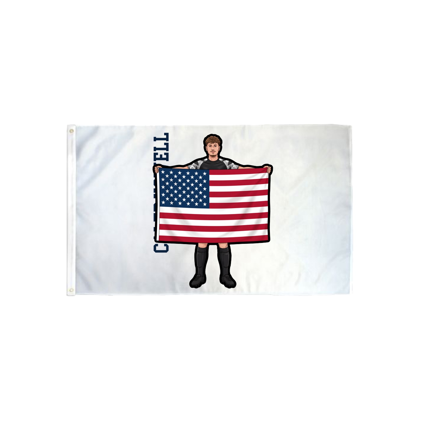 3x5 Flag — Name Vertical in Classic