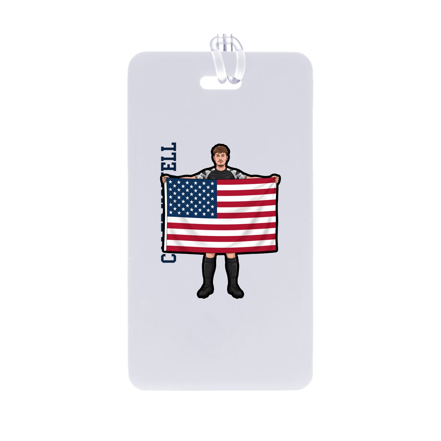 Bag Tag — Name Vertical in Classic