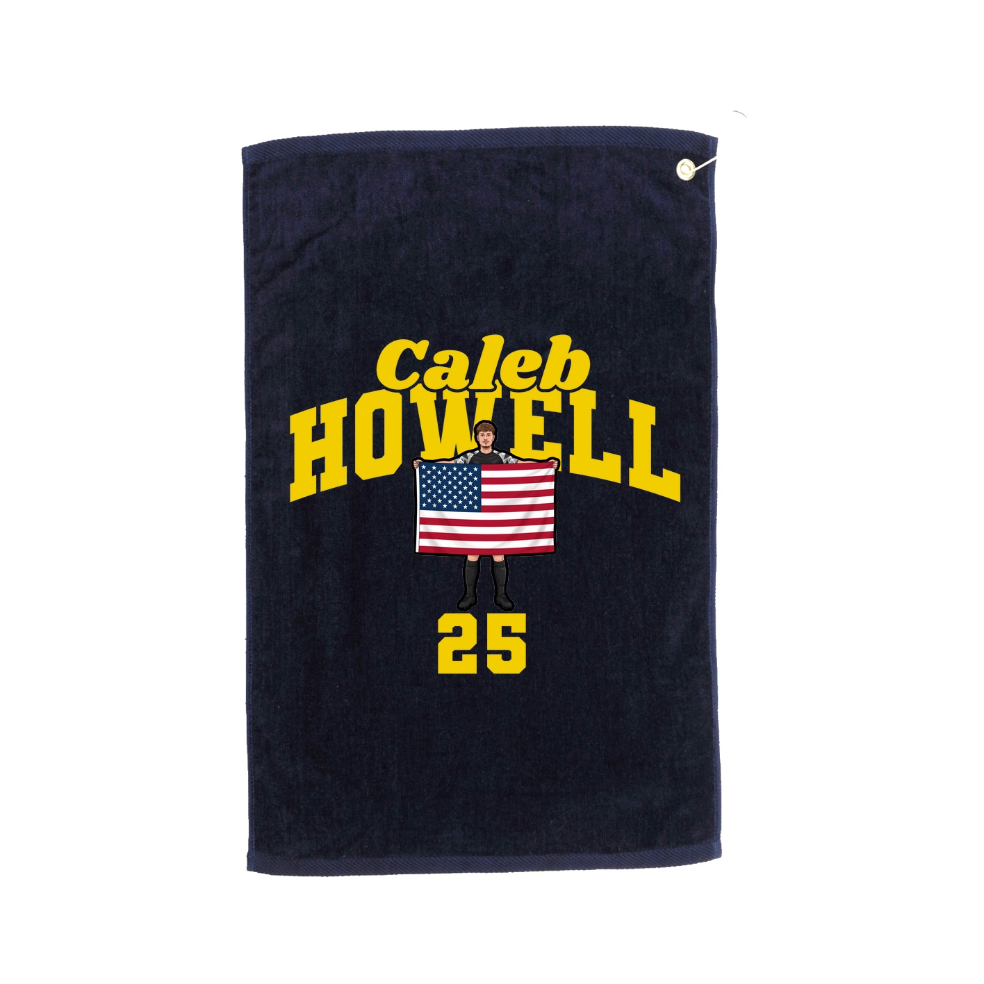 Golf Towel — Signature Arch in Navy