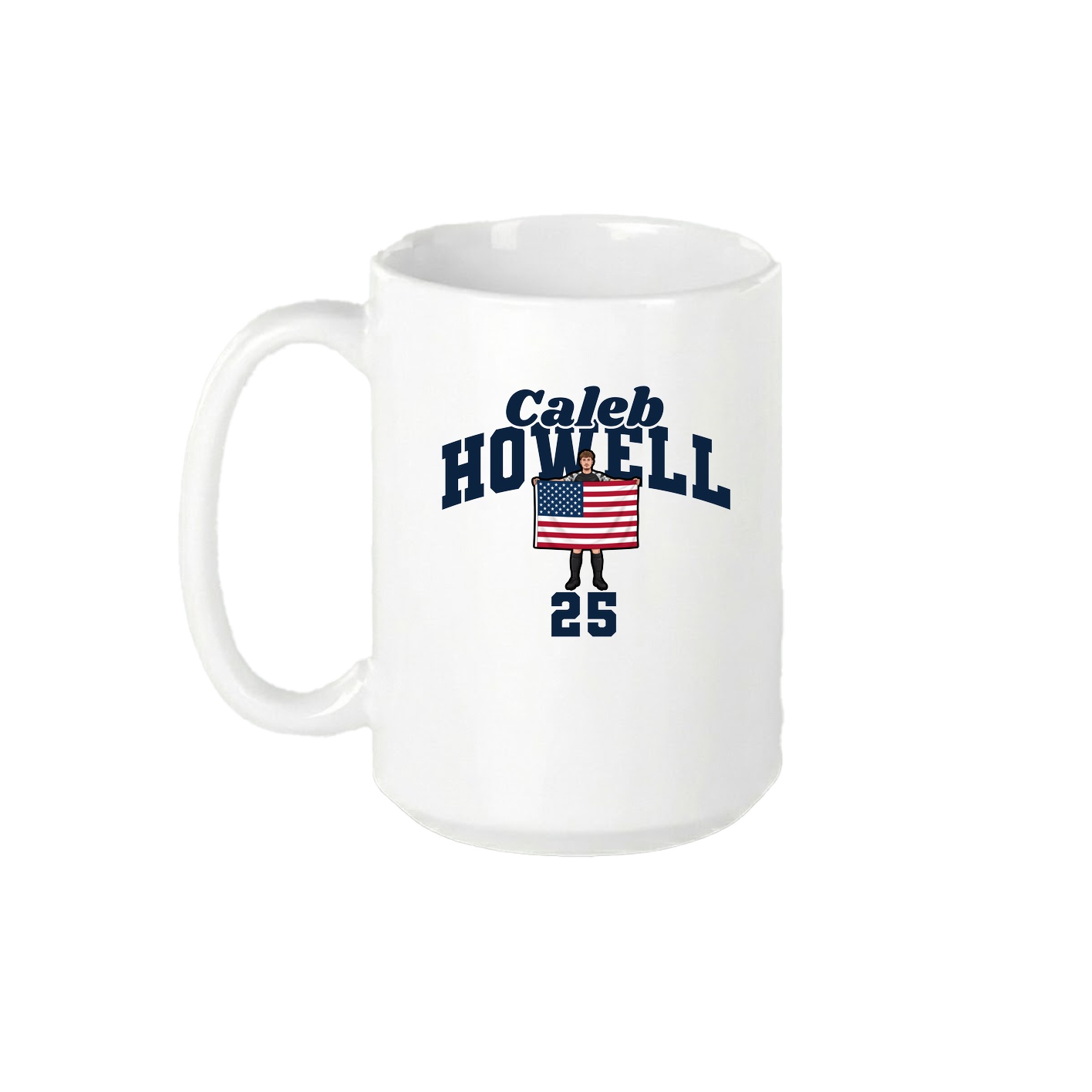 15oz Coffee Mug — Signature Arch in White