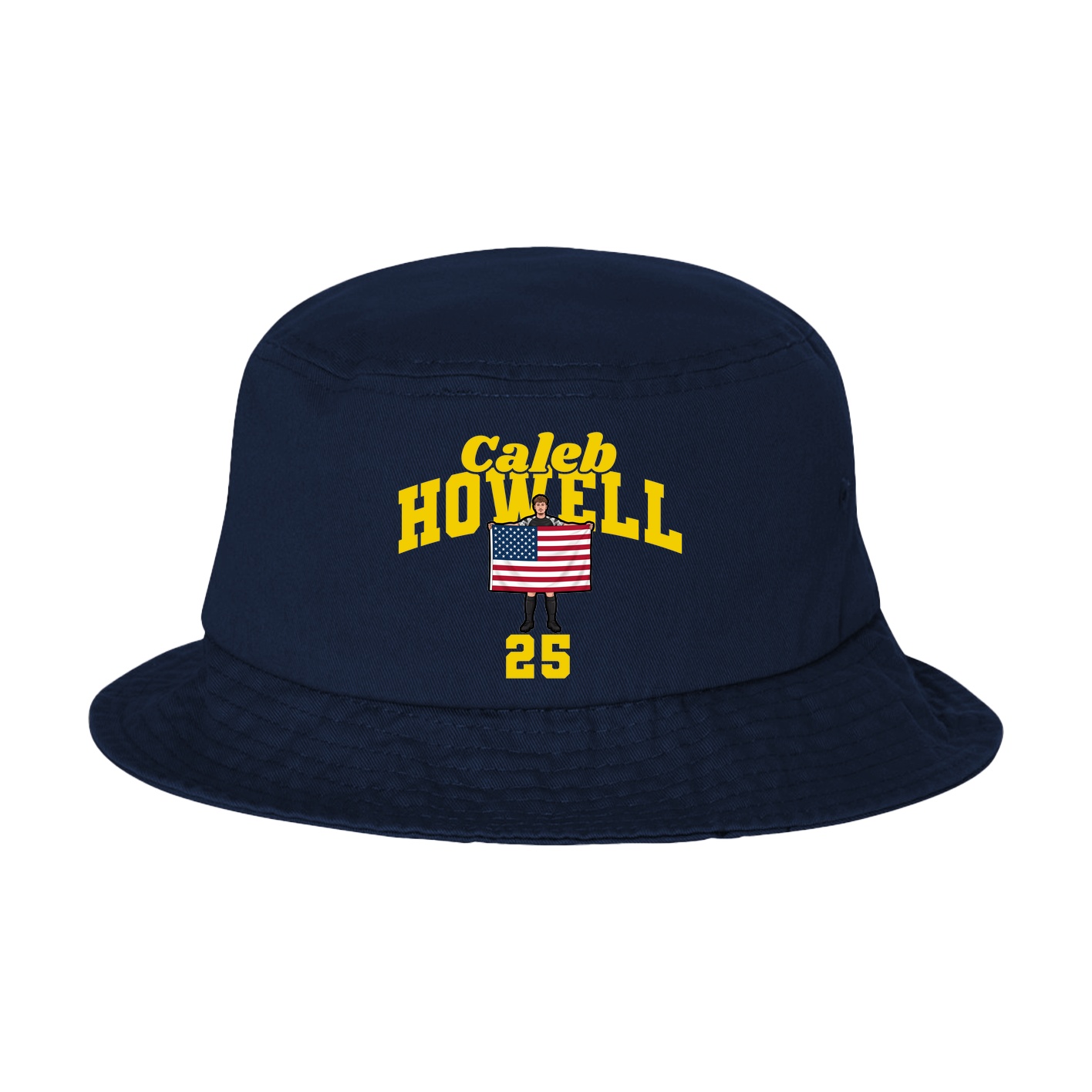 Bucket Cap — Signature Arch in Navy