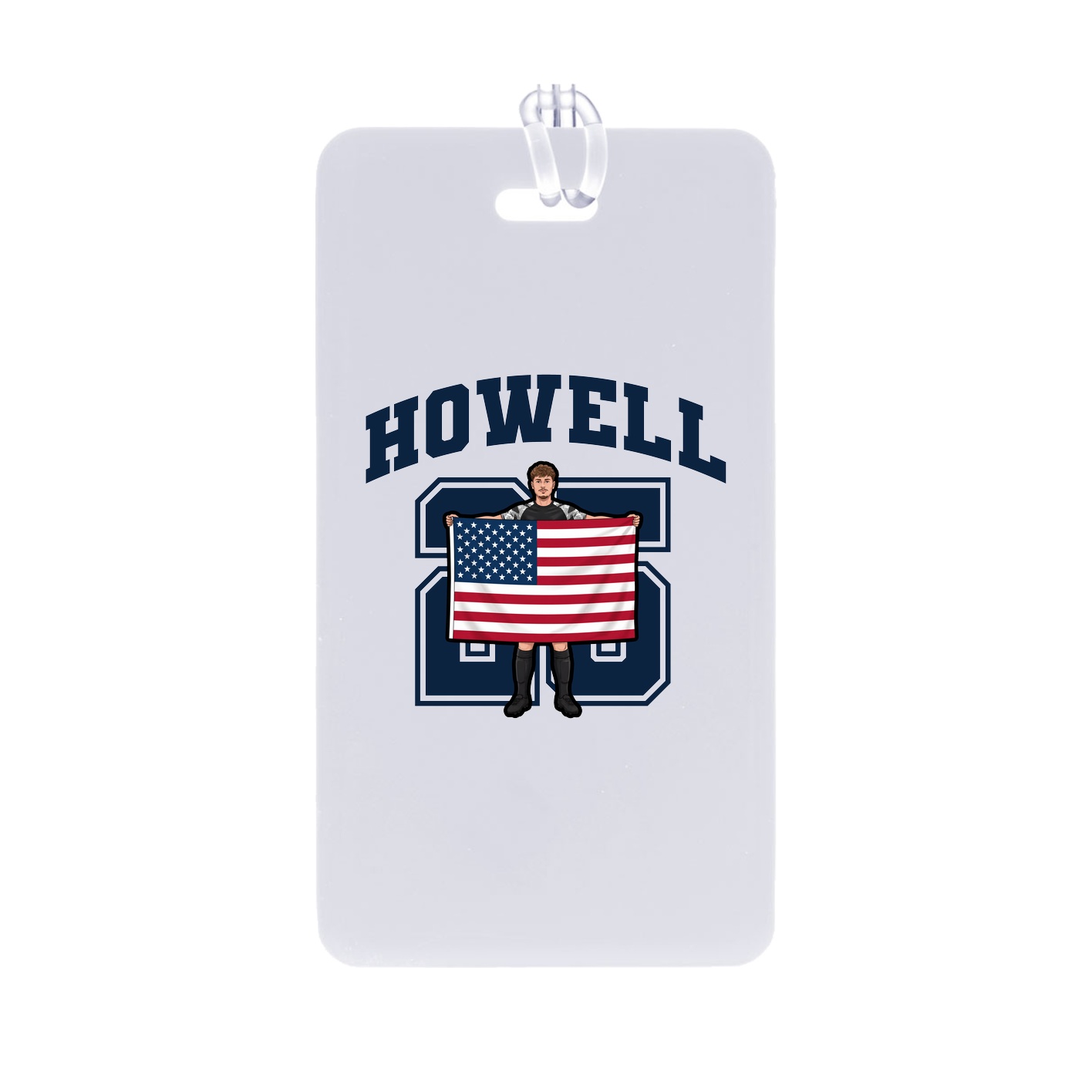 Bag Tag — Number in Classic