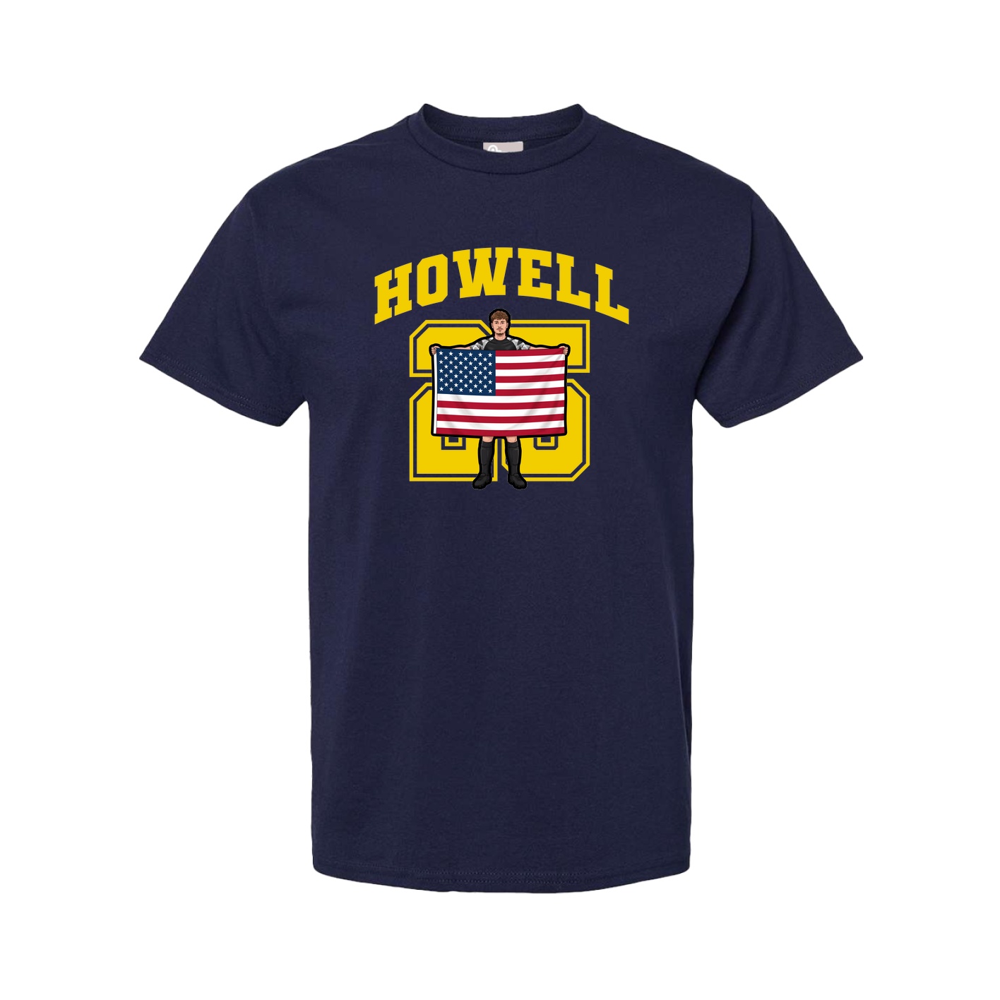 Tee — Number in Navy