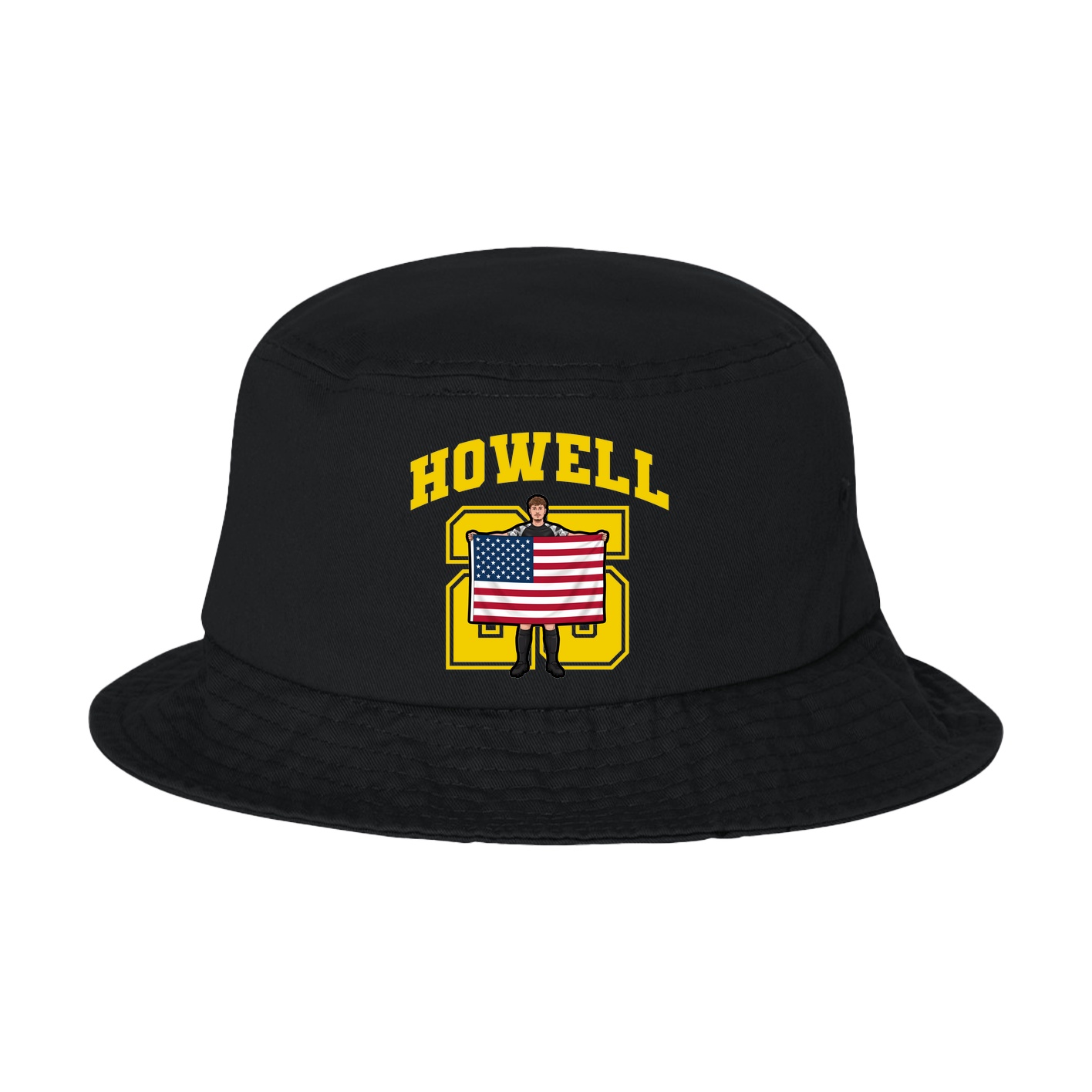 Bucket Cap — Number in Black