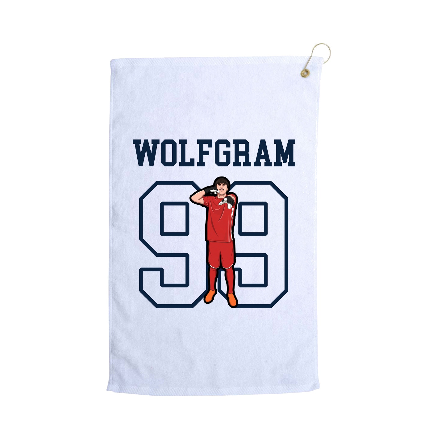 Golf Towel — Shirsey in White