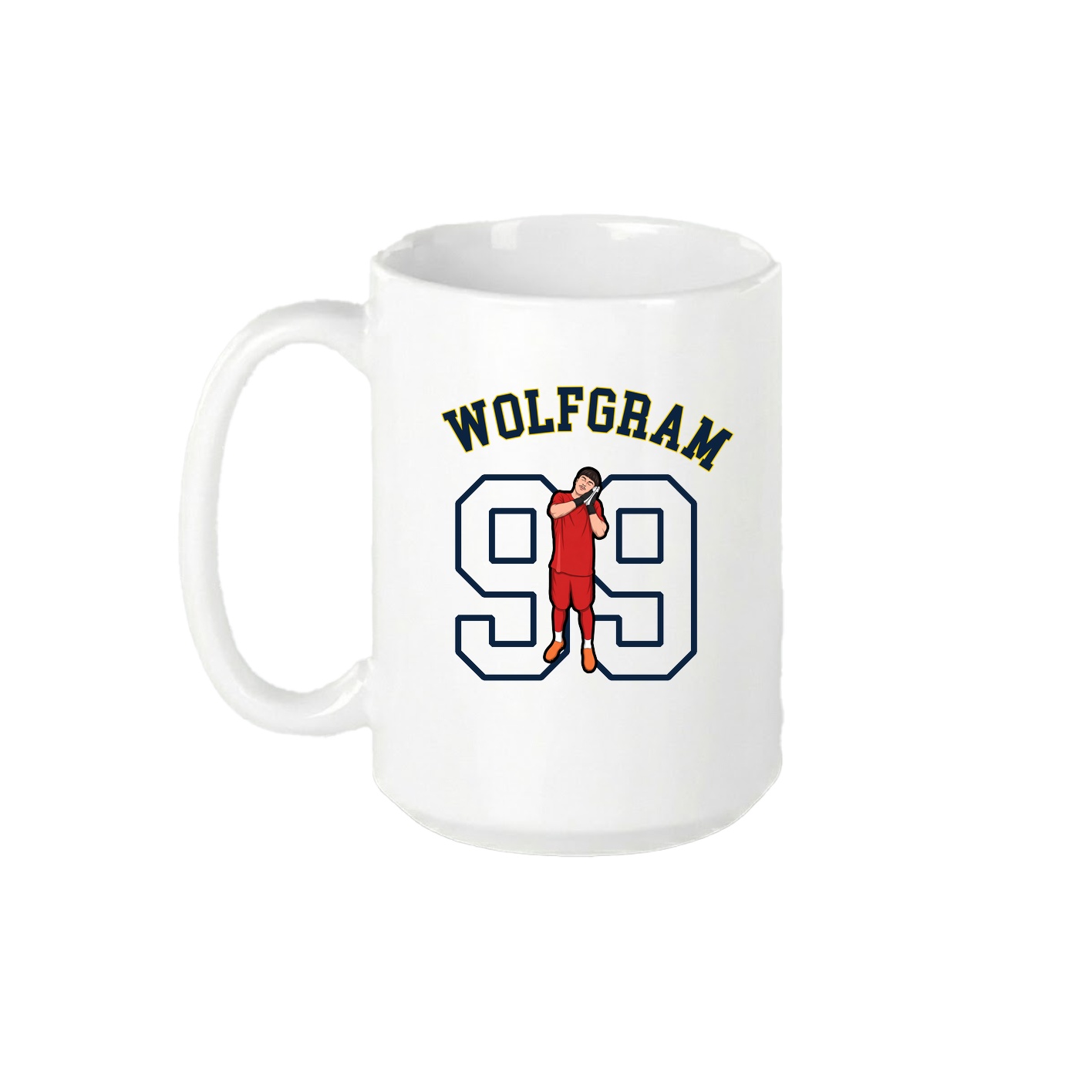 15oz Coffee Mug — Shirsey Arch in White