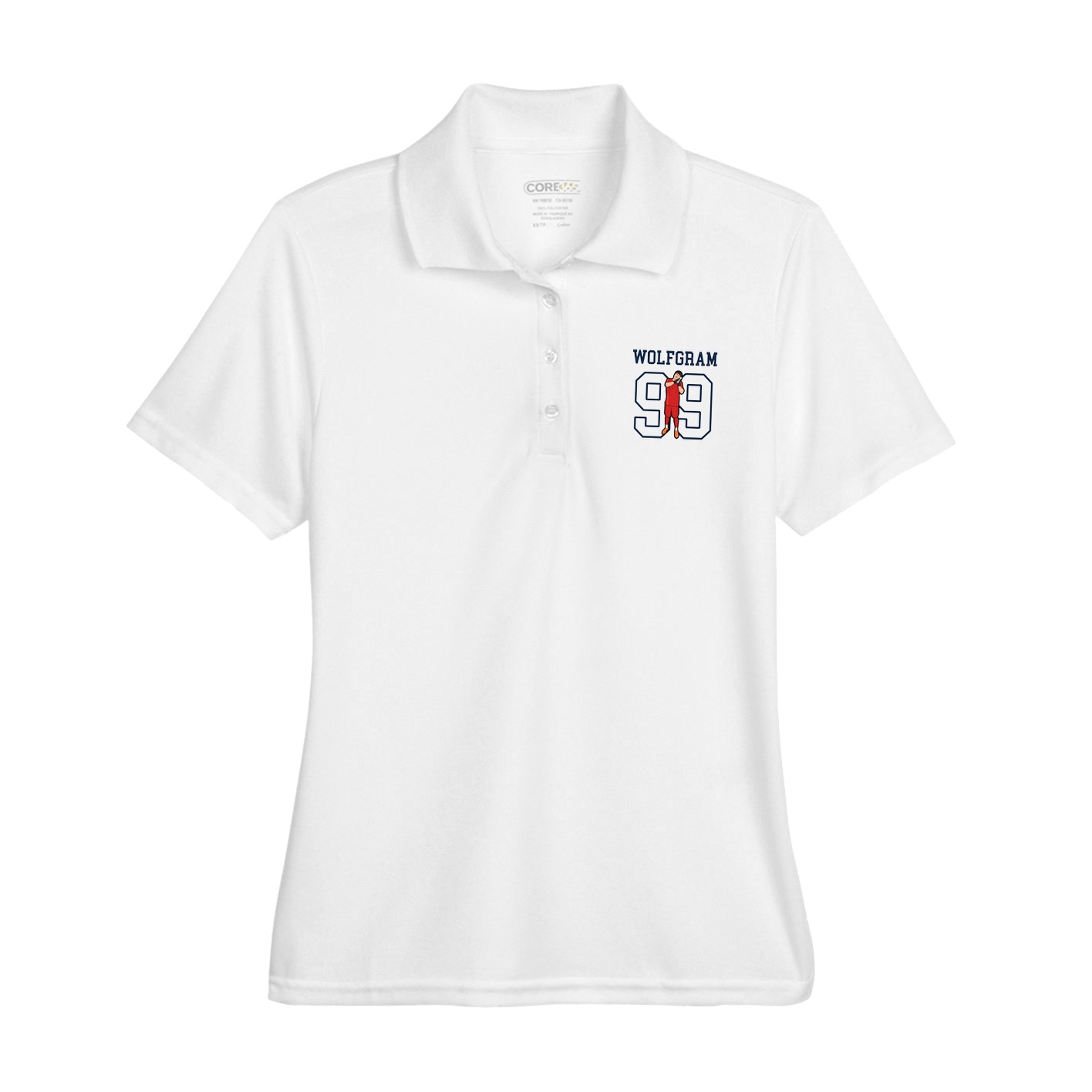 Womens Performance Polo — Shirsey in White