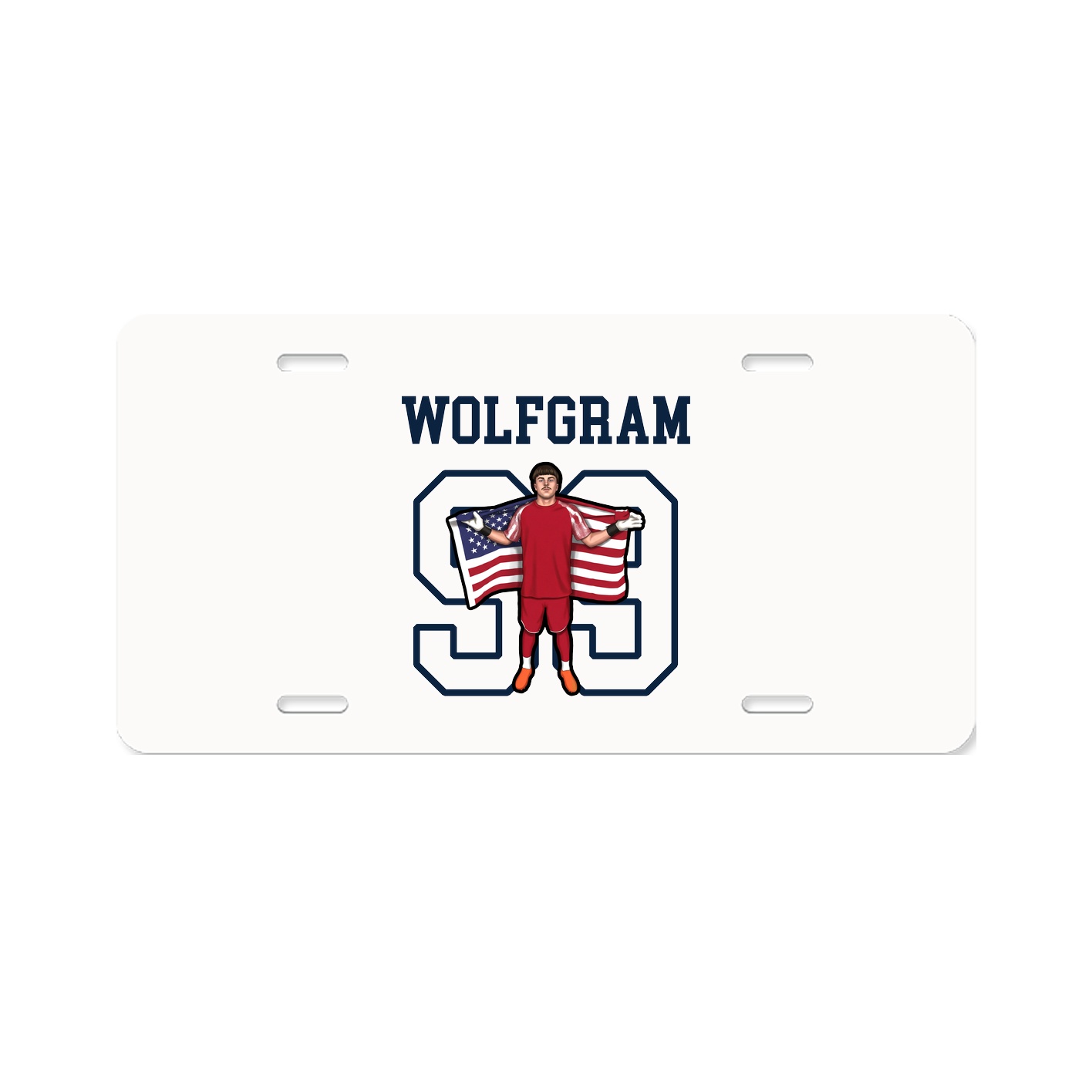 License Plate — Shirsey in Classic