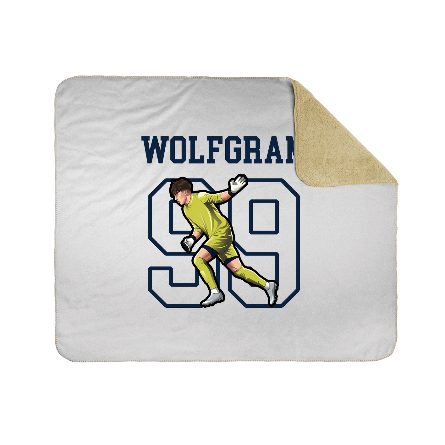 Throw Blanket — Shirsey in White