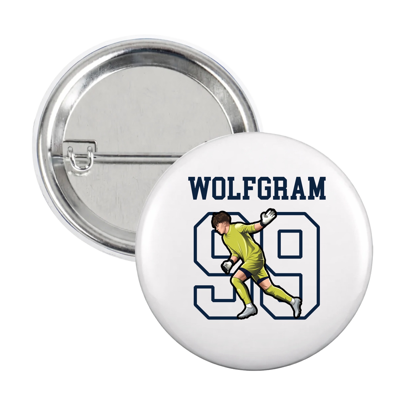 Game Day Button — Shirsey in White