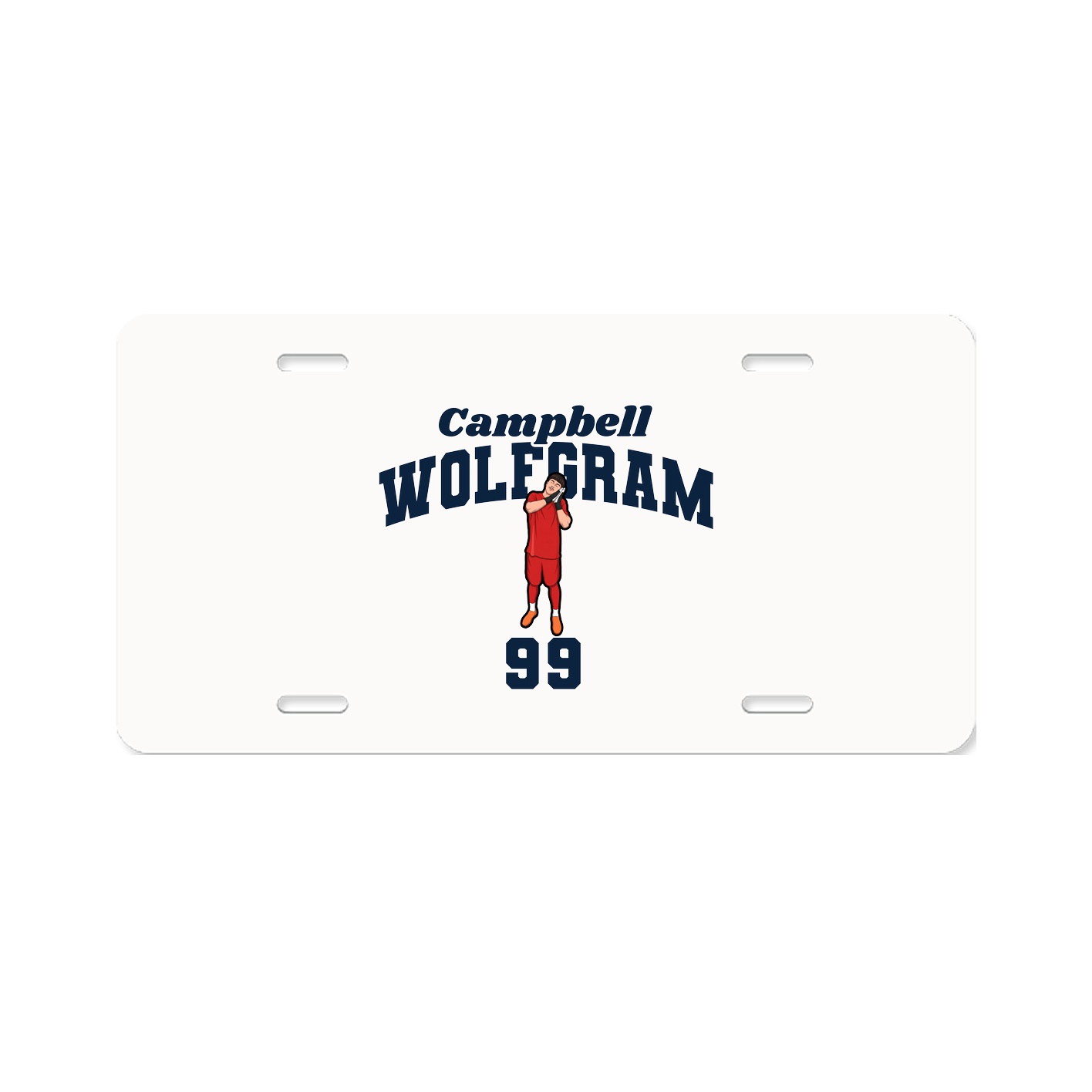 License Plate — Signature Arch in Classic