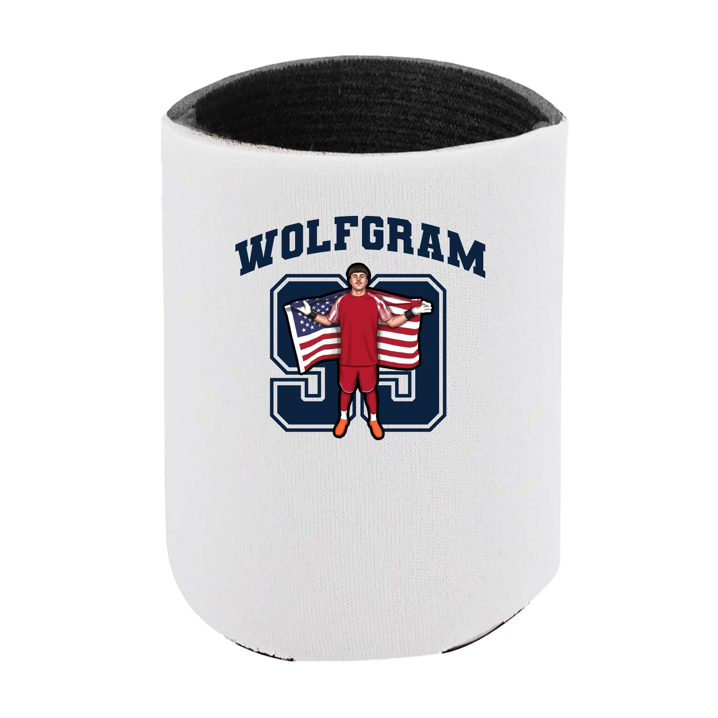 Can Holder — Number in White