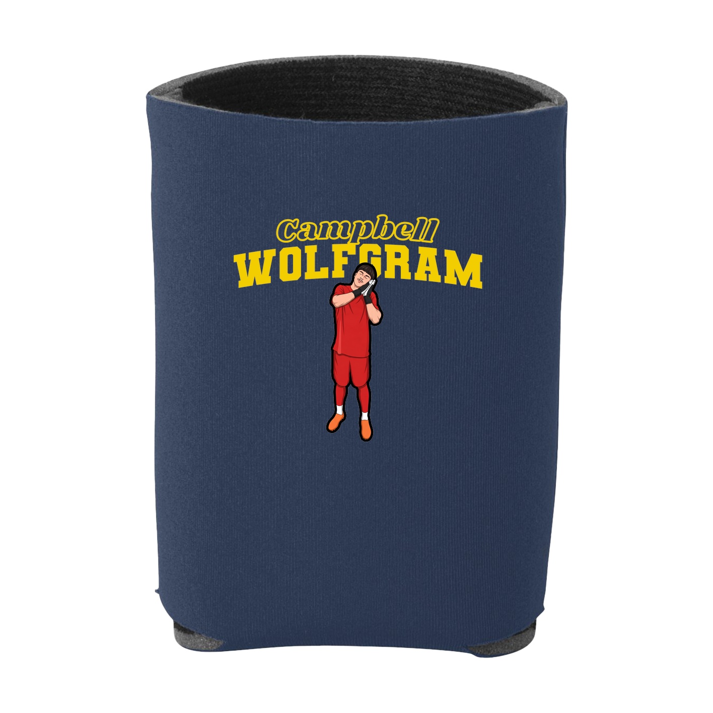 Can Holder — Name Arch in Navy