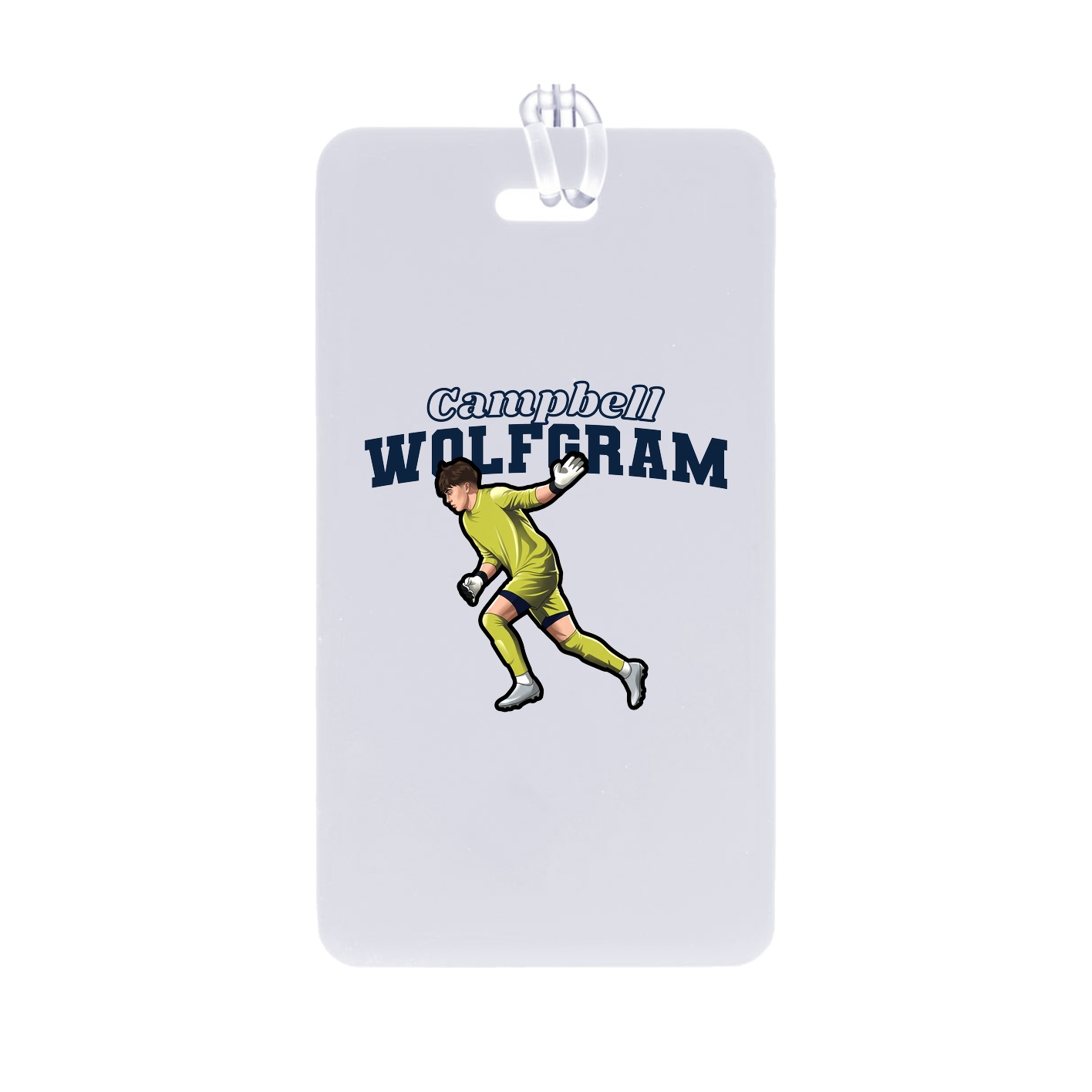 Bag Tag — Name Arch in Classic