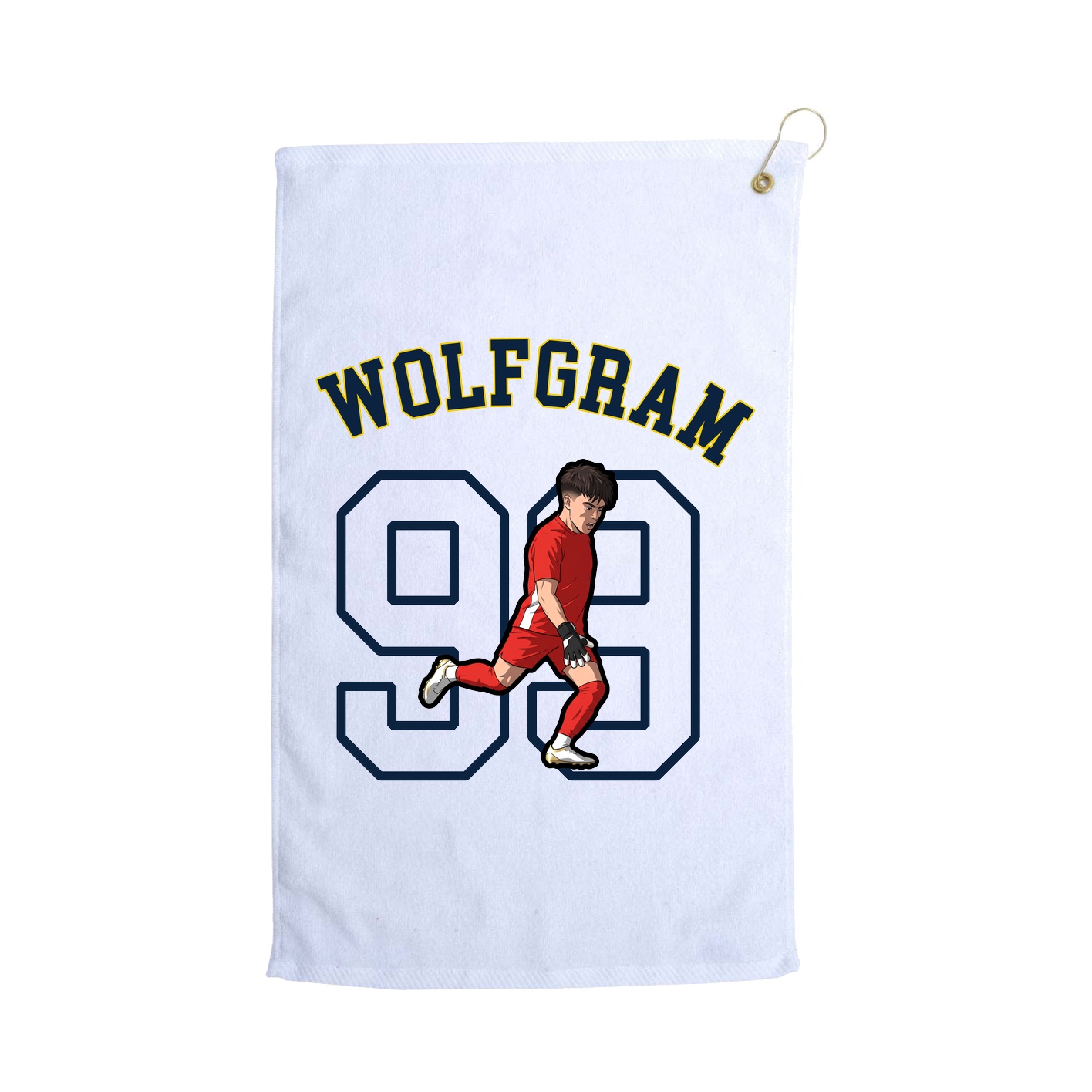 Golf Towel — Shirsey Arch in White