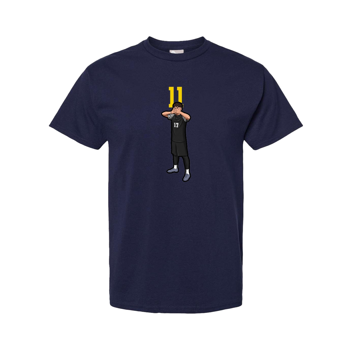 Tee — Number Top in Navy