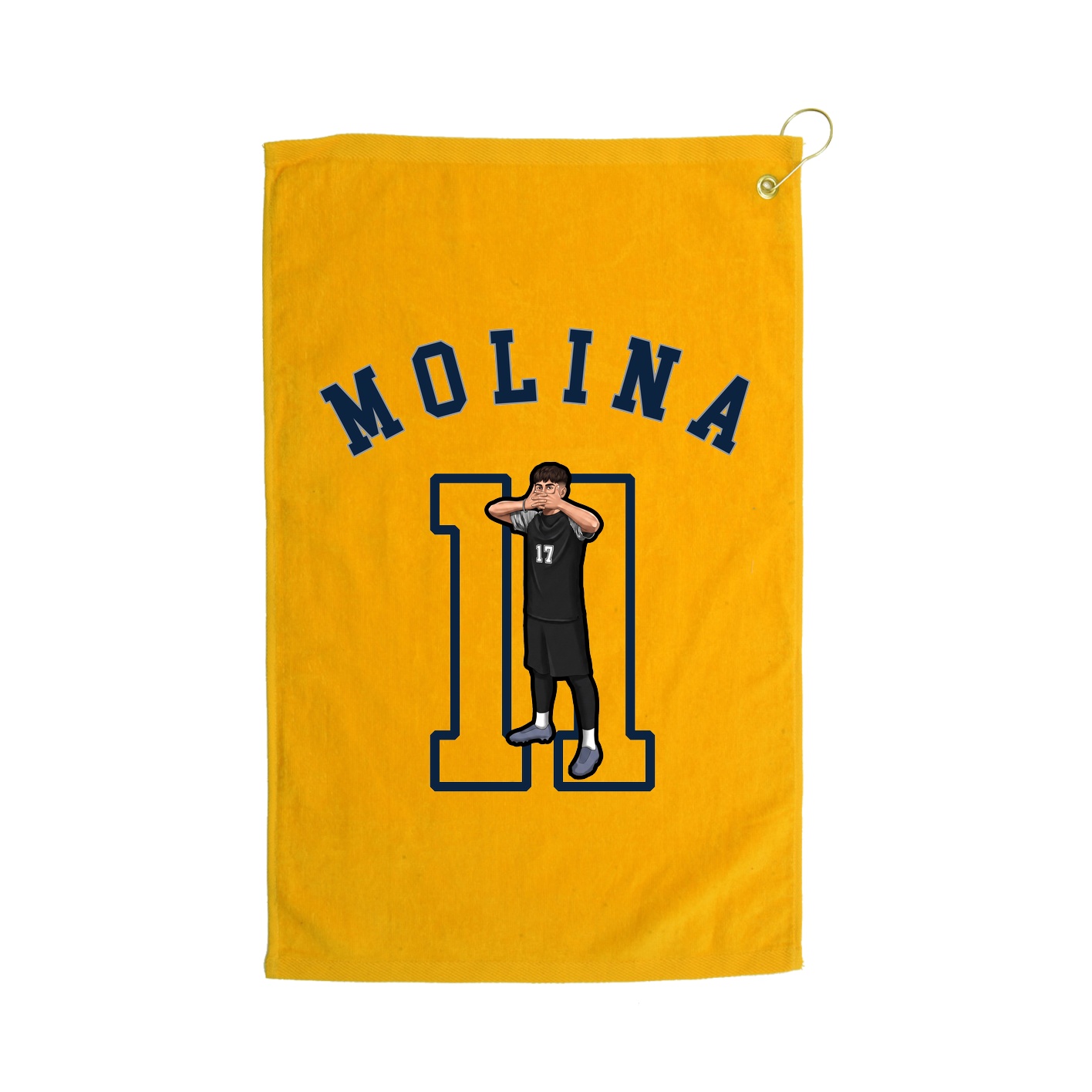 Golf Towel — Shirsey Arch in Gold