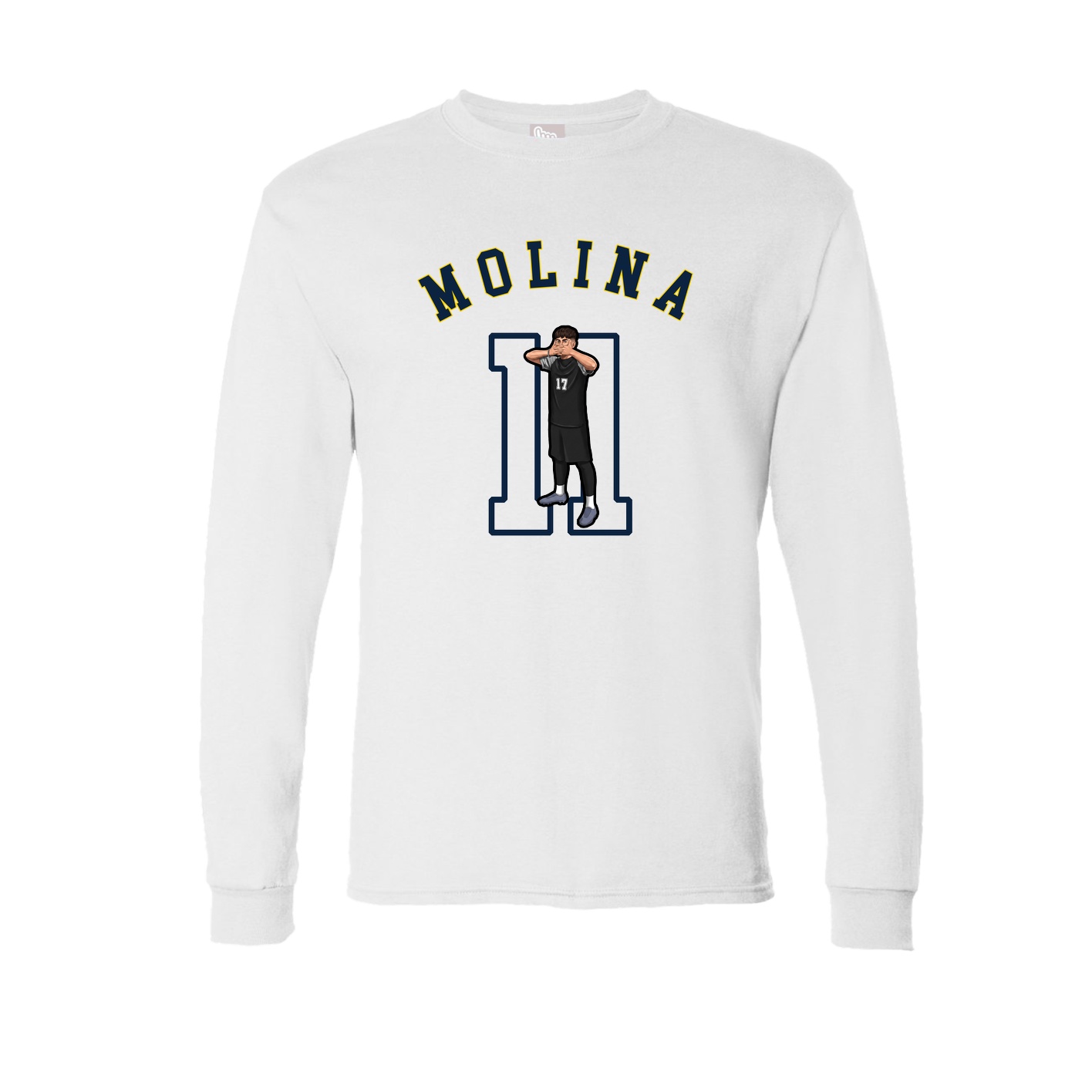 Long Sleeve Tee — Shirsey Arch in White