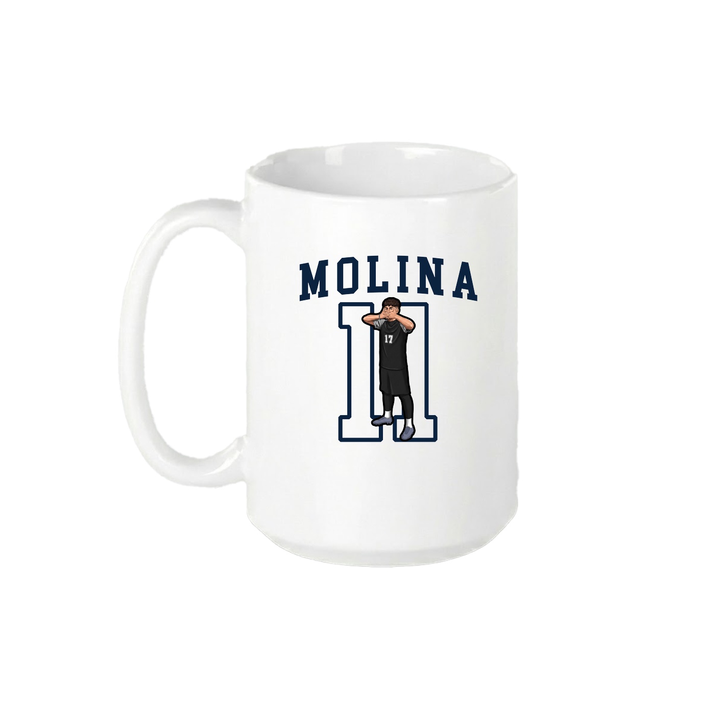 15oz Coffee Mug — Shirsey in White