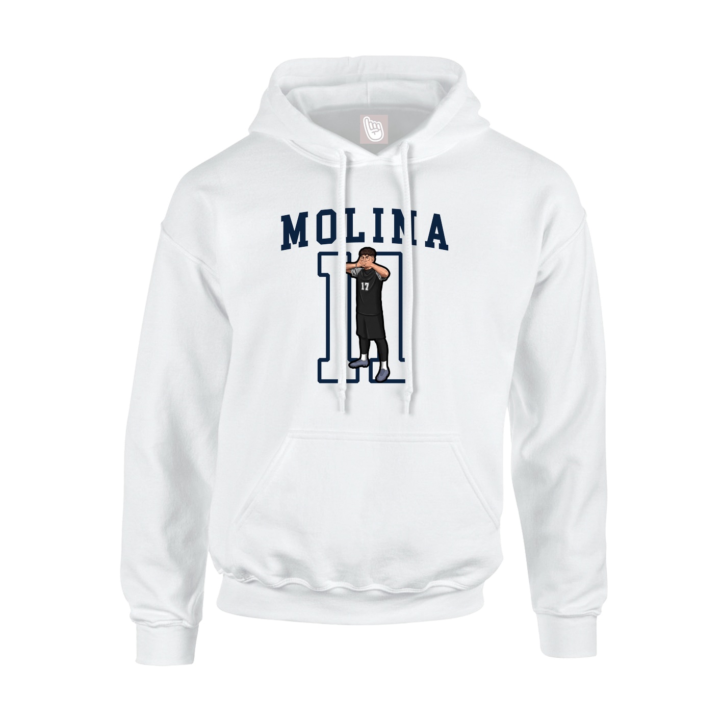 Hoodie — Shirsey in White