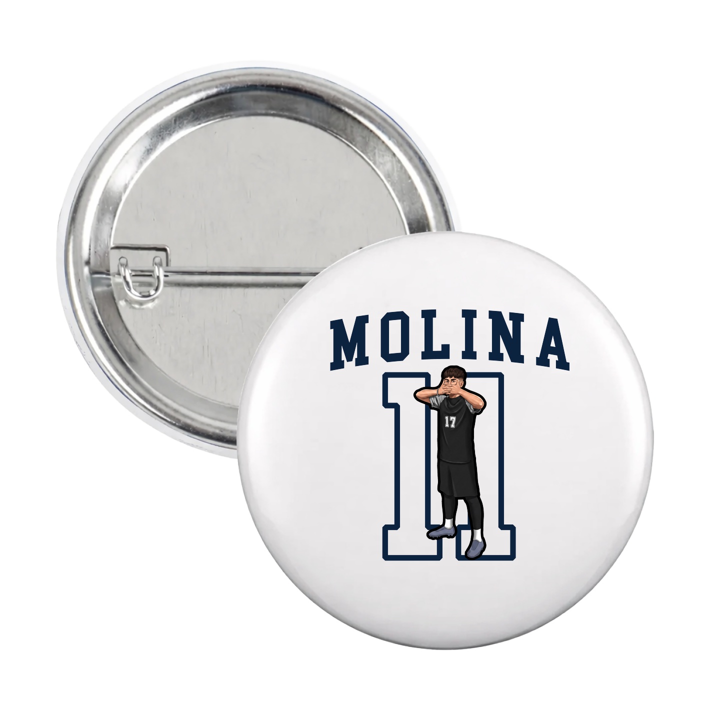 Game Day Button — Shirsey in White
