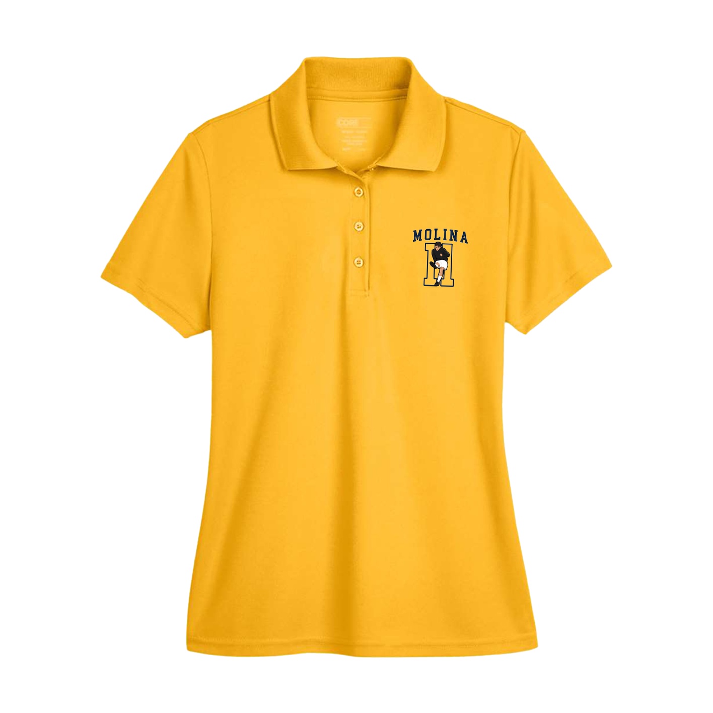 Womens Performance Polo — Shirsey in Gold