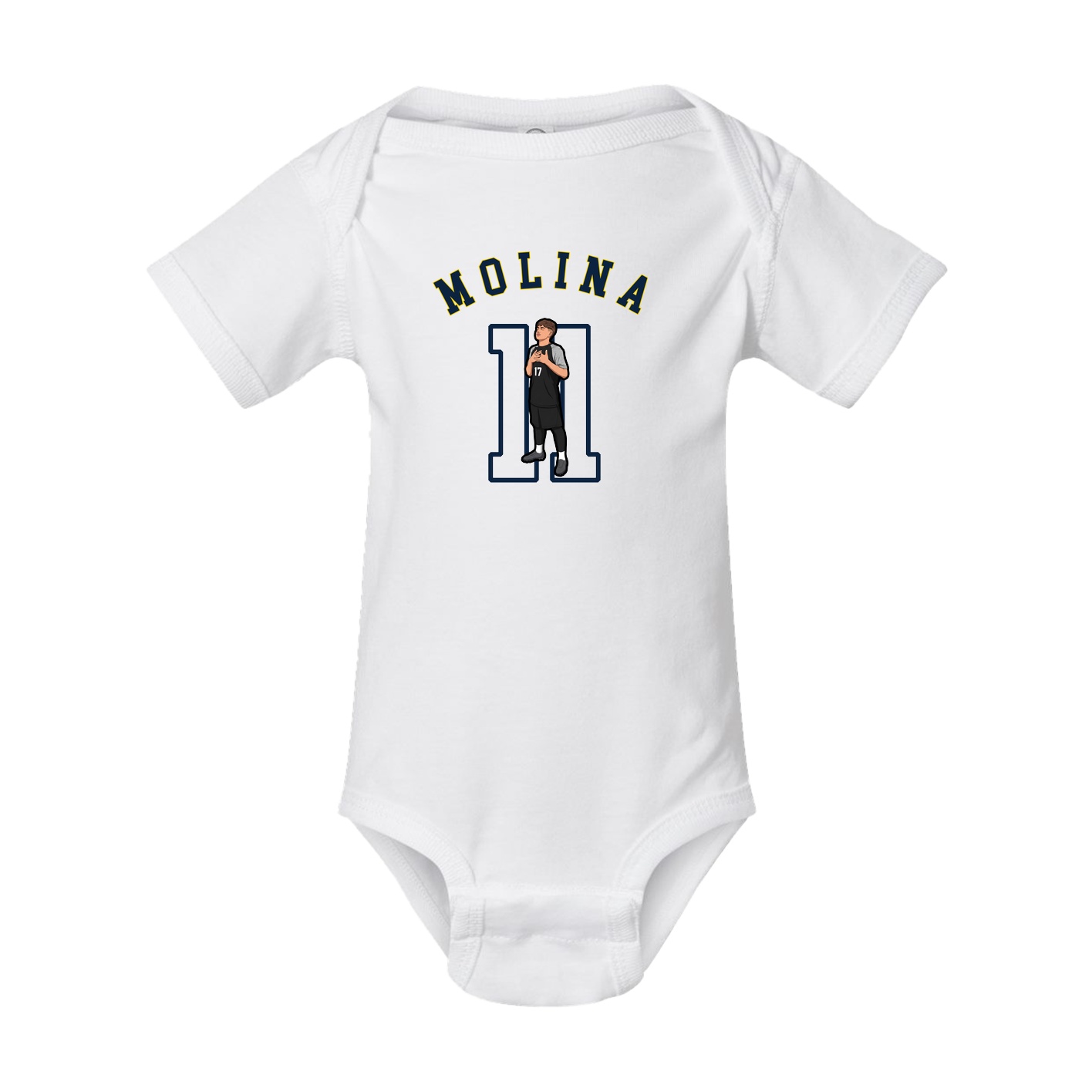 Baby Onesie — Shirsey Arch in White