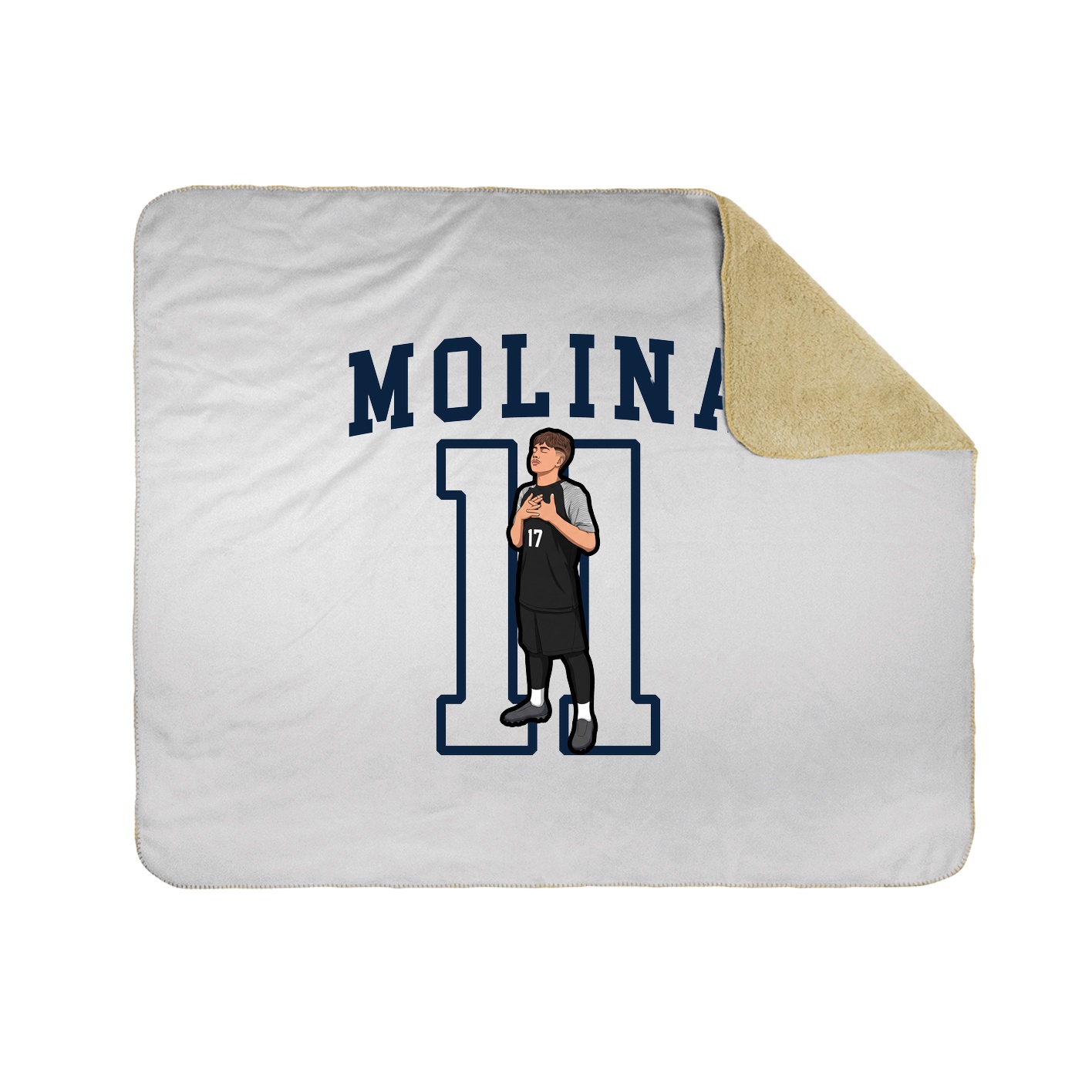 Throw Blanket — Shirsey in White
