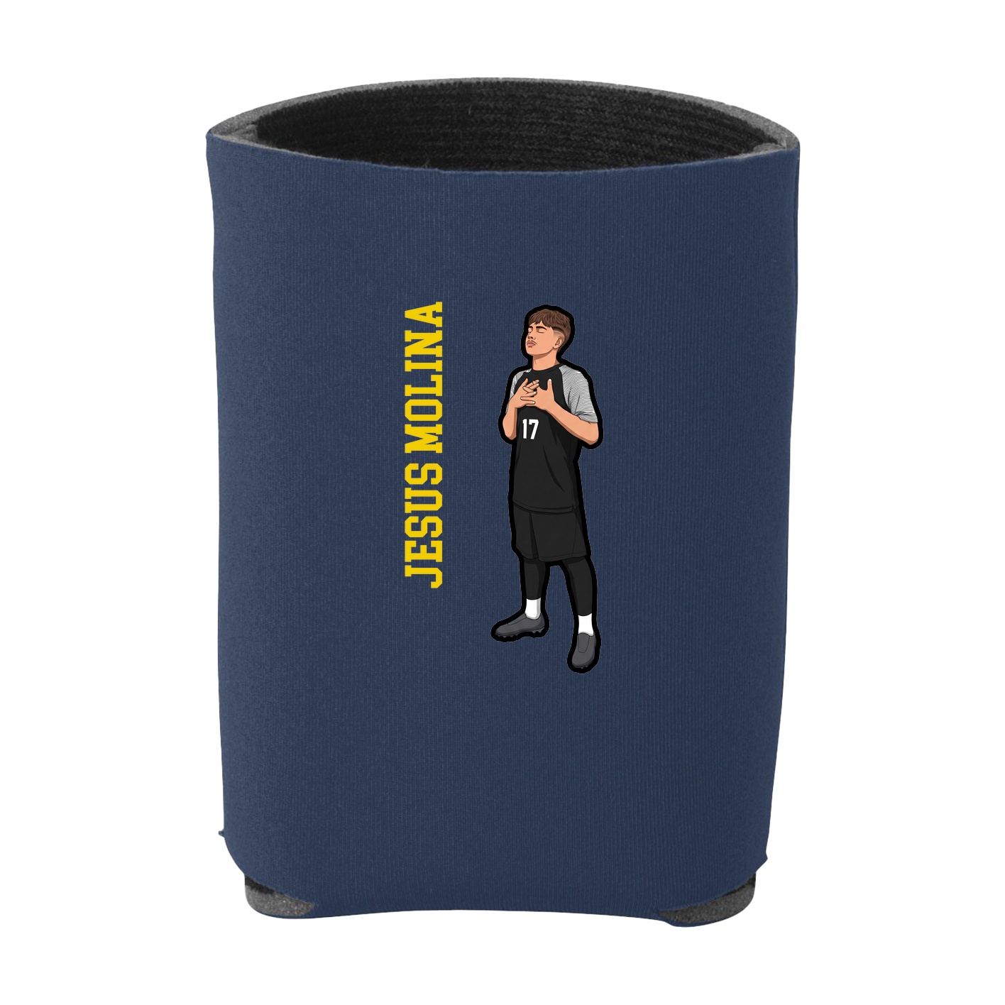 Can Holder — Name Vertical in Navy