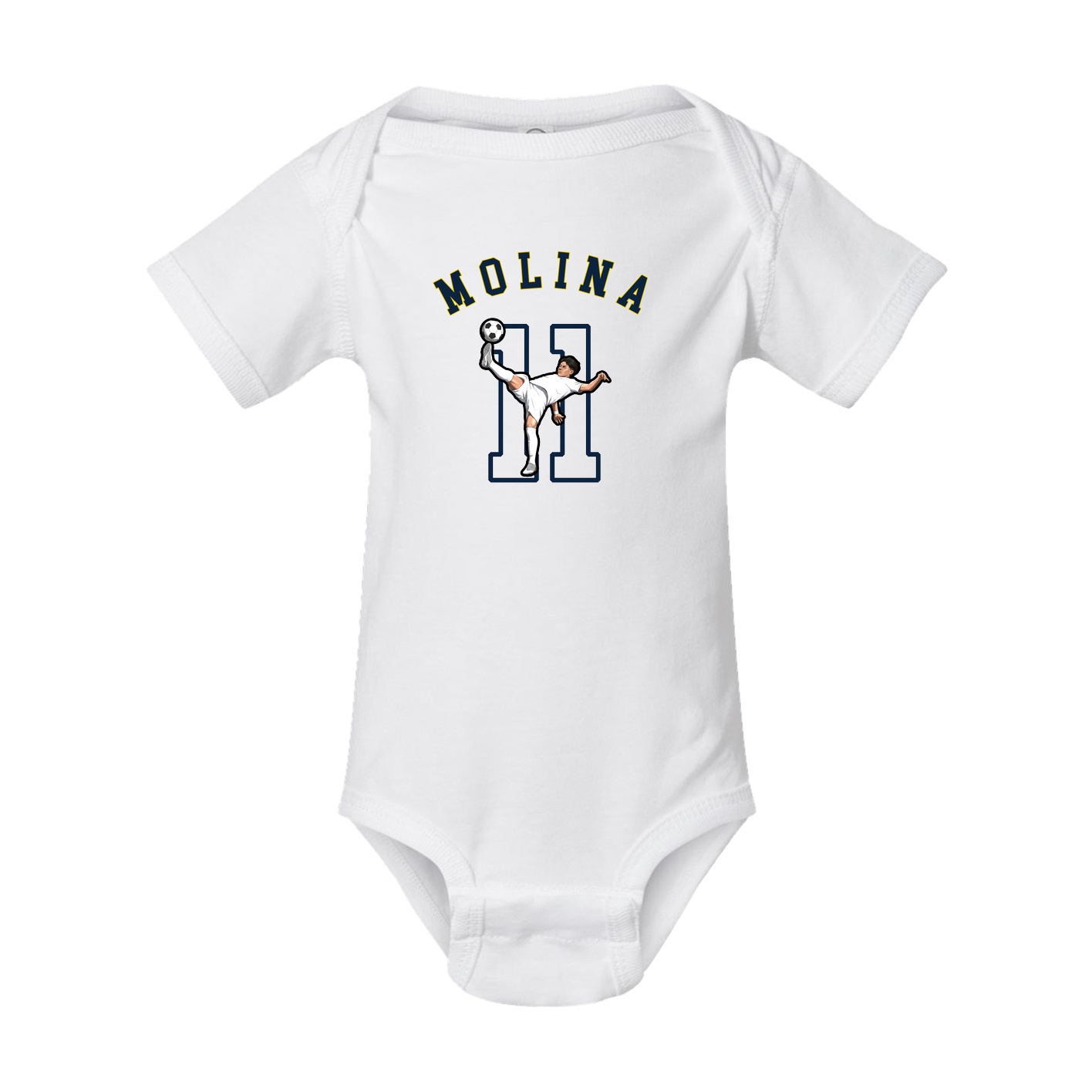 Baby Onesie — Shirsey Arch in White