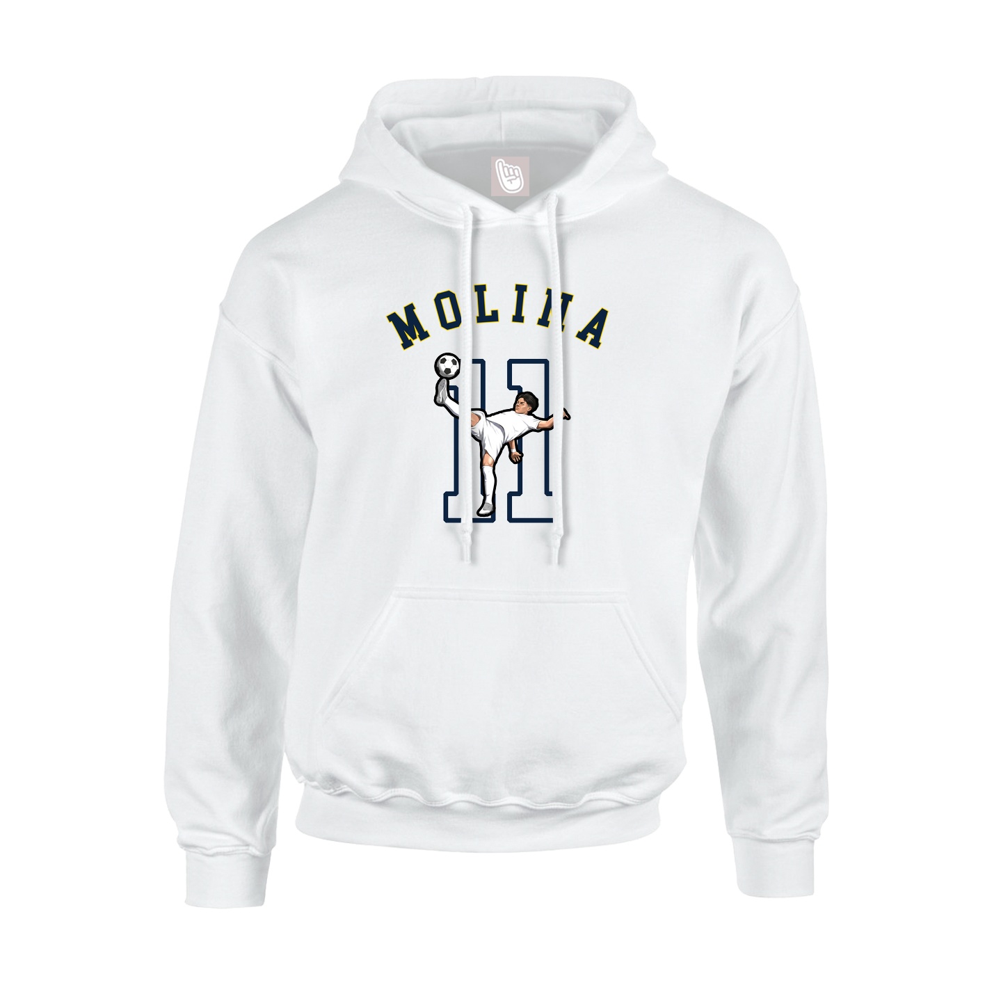 Youth Hoodie — Shirsey Arch in White