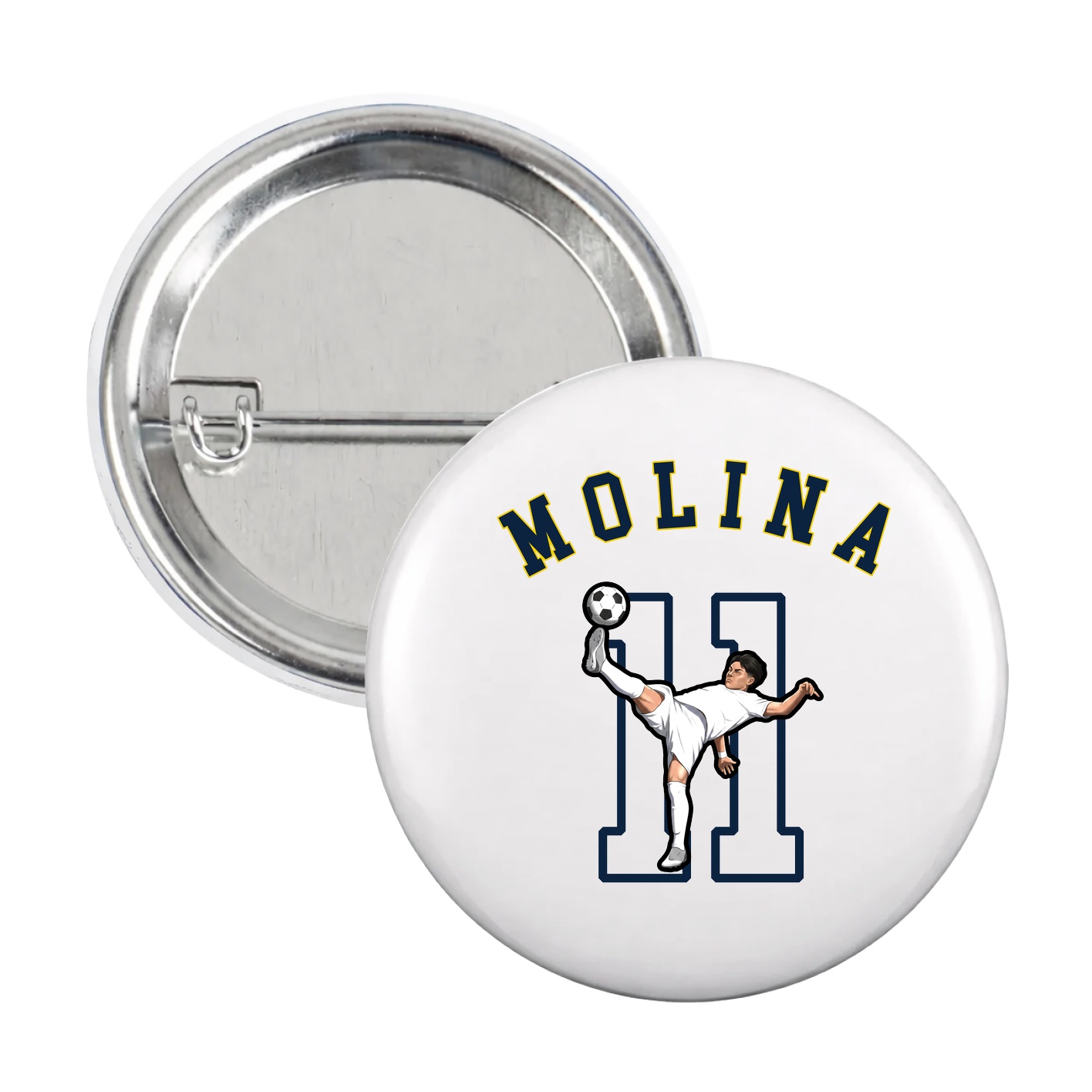 Game Day Button — Shirsey Arch in White
