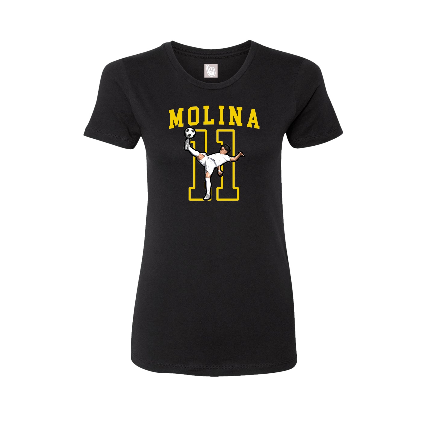 Fitted Women's Tee — Shirsey in Black