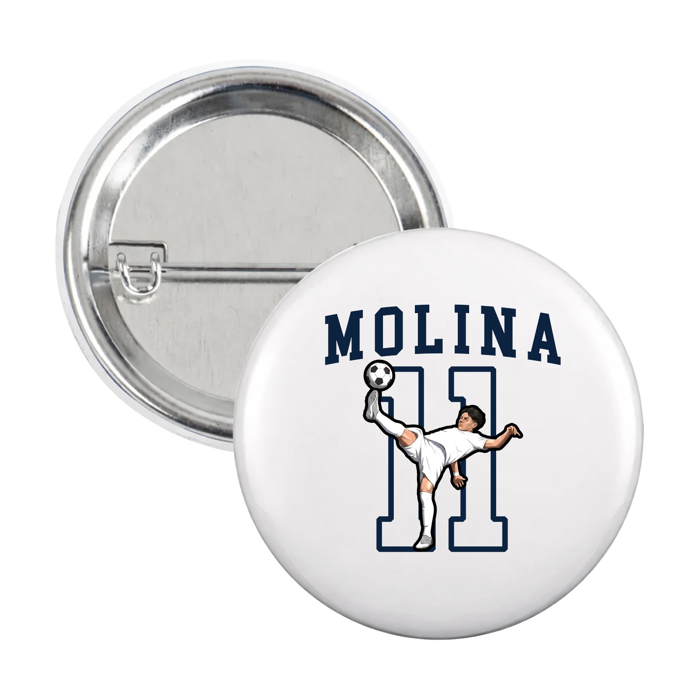 Game Day Button — Shirsey in White