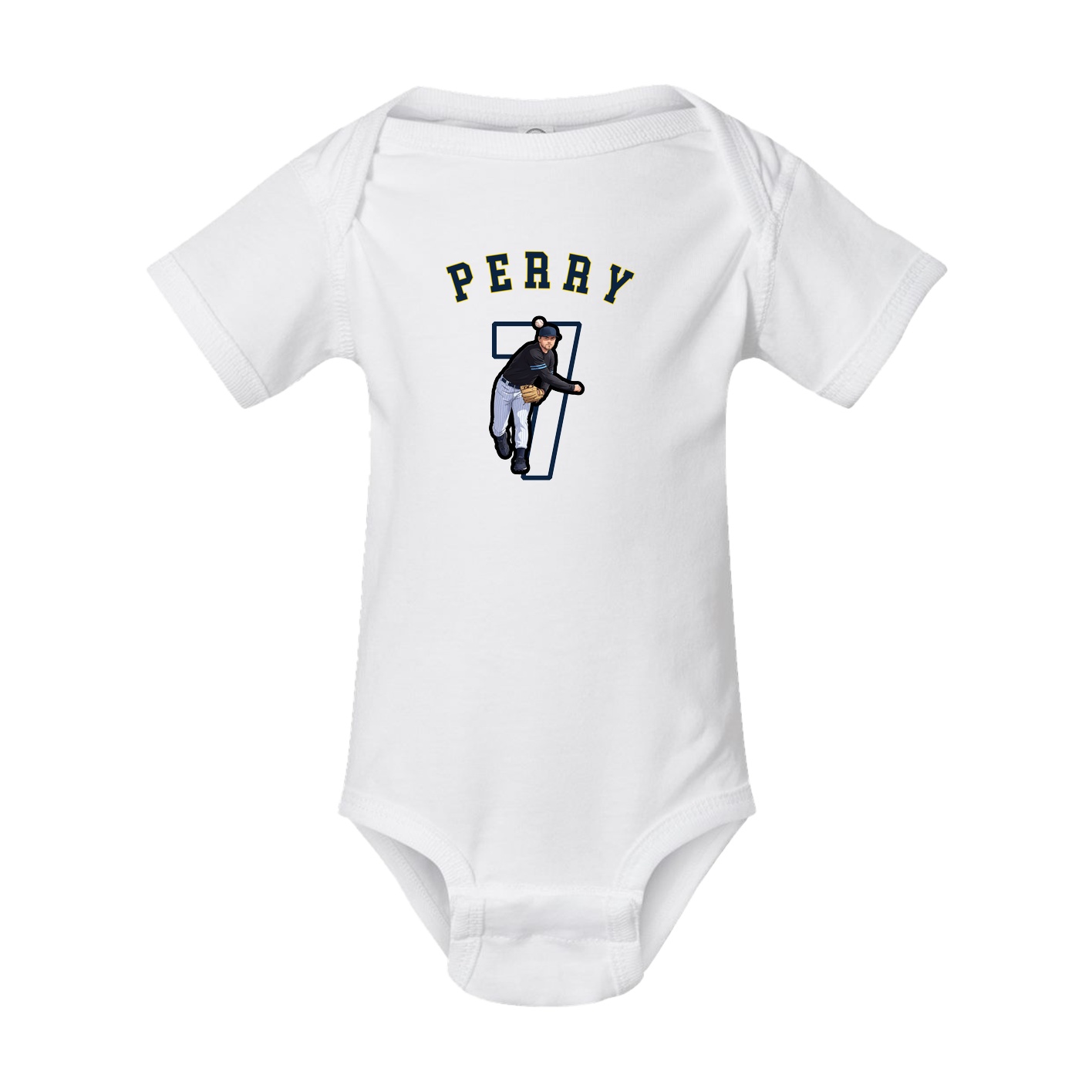 Baby Onesie — Shirsey Arch in White