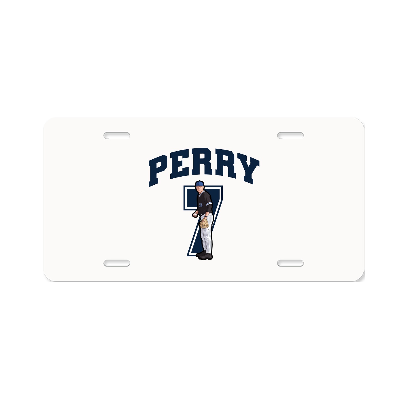 License Plate — Number in Classic
