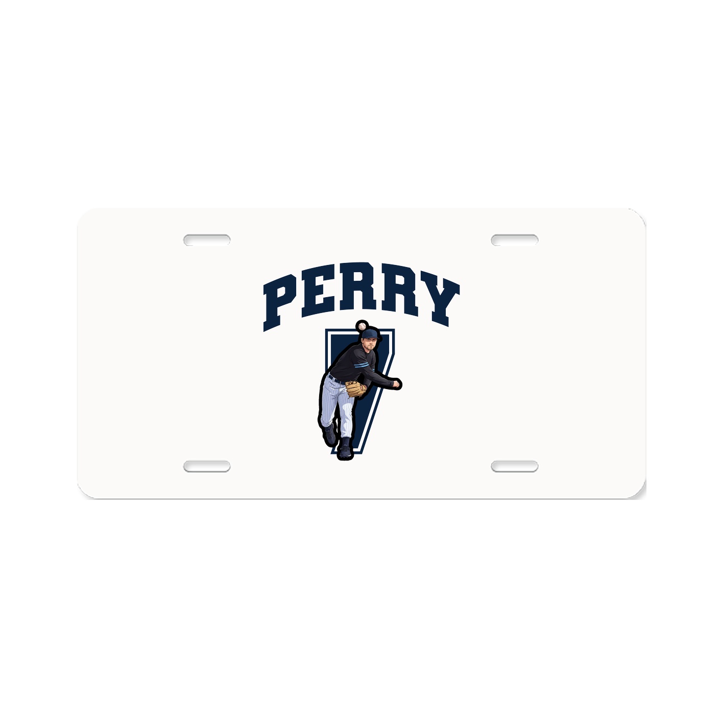 License Plate — Number in Classic