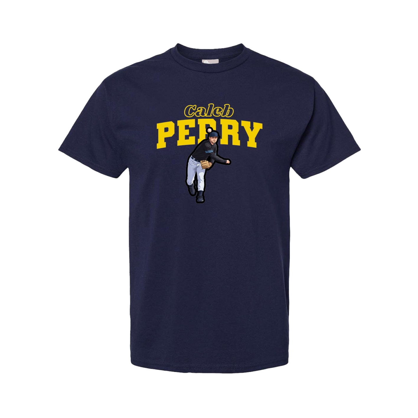 Youth Tee — Name Arch in Navy