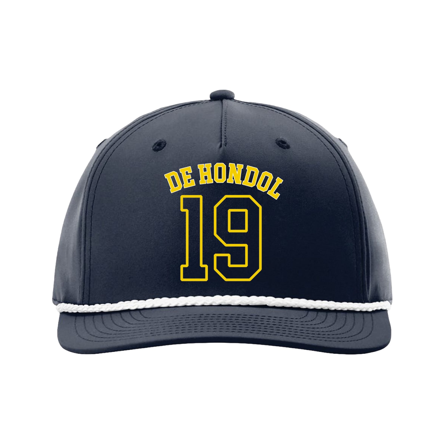 Five-Panel Classic Rope Cap — Shirsey Arch in Navy