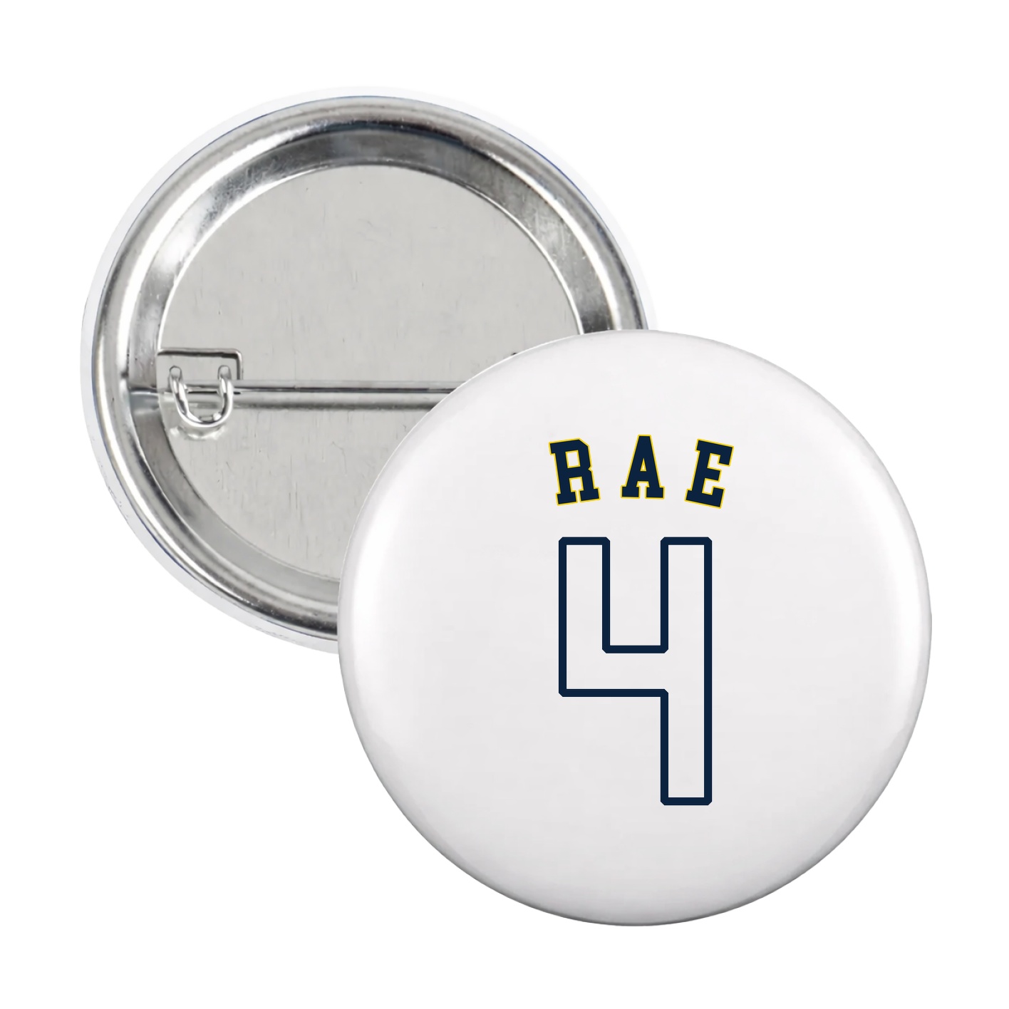 Game Day Button — Shirsey Arch in White