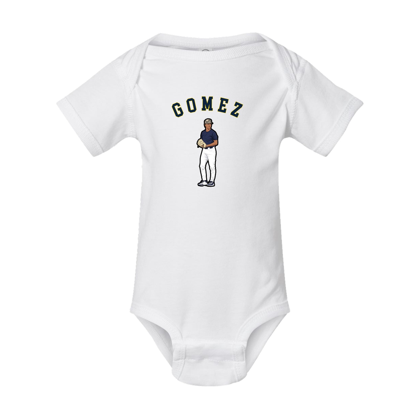 Baby Onesie — Shirsey Arch in White