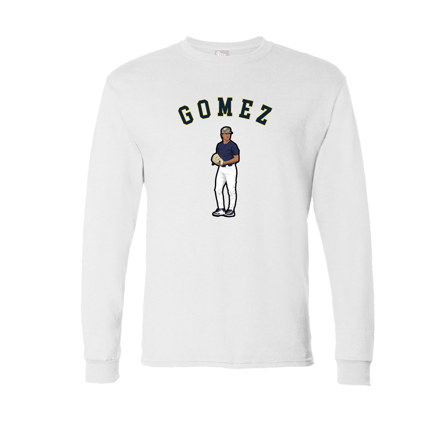 Long Sleeve Tee — Shirsey Arch in White