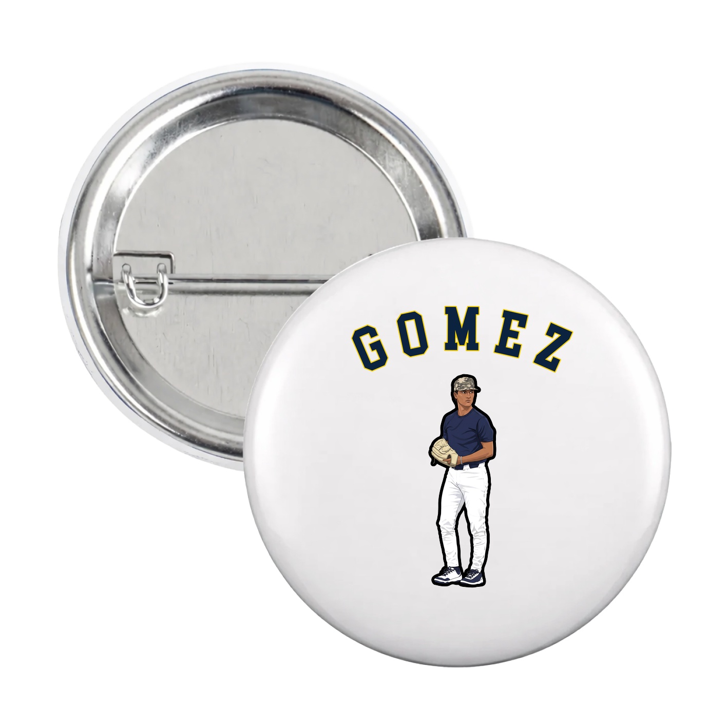 Game Day Button — Shirsey Arch in White