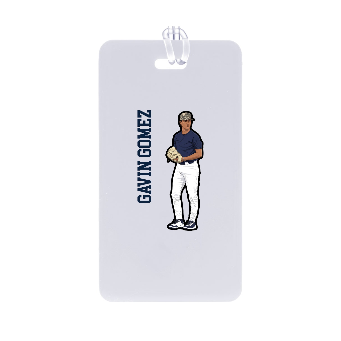 Bag Tag — Name Vertical in Classic