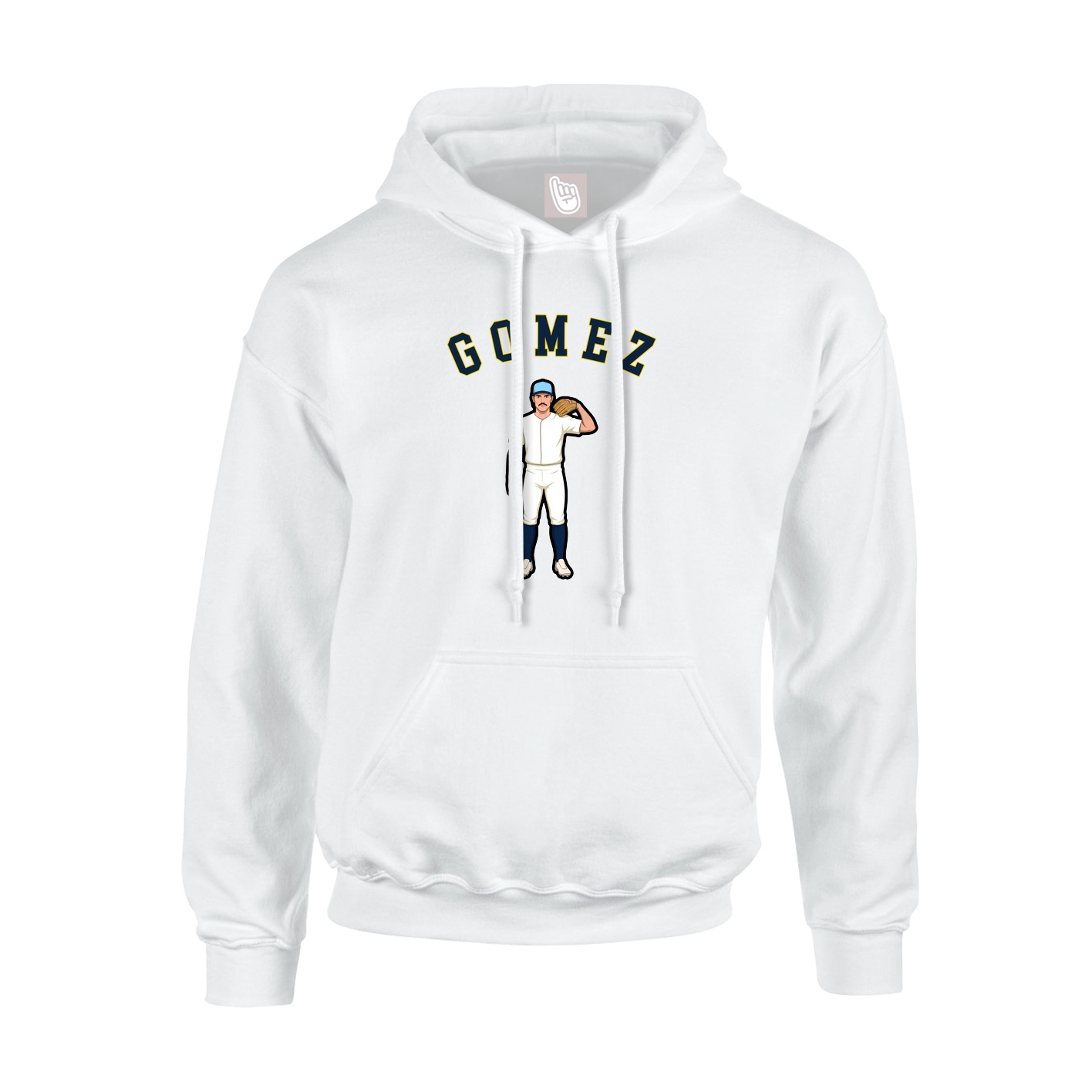 Youth Hoodie — Shirsey Arch in White